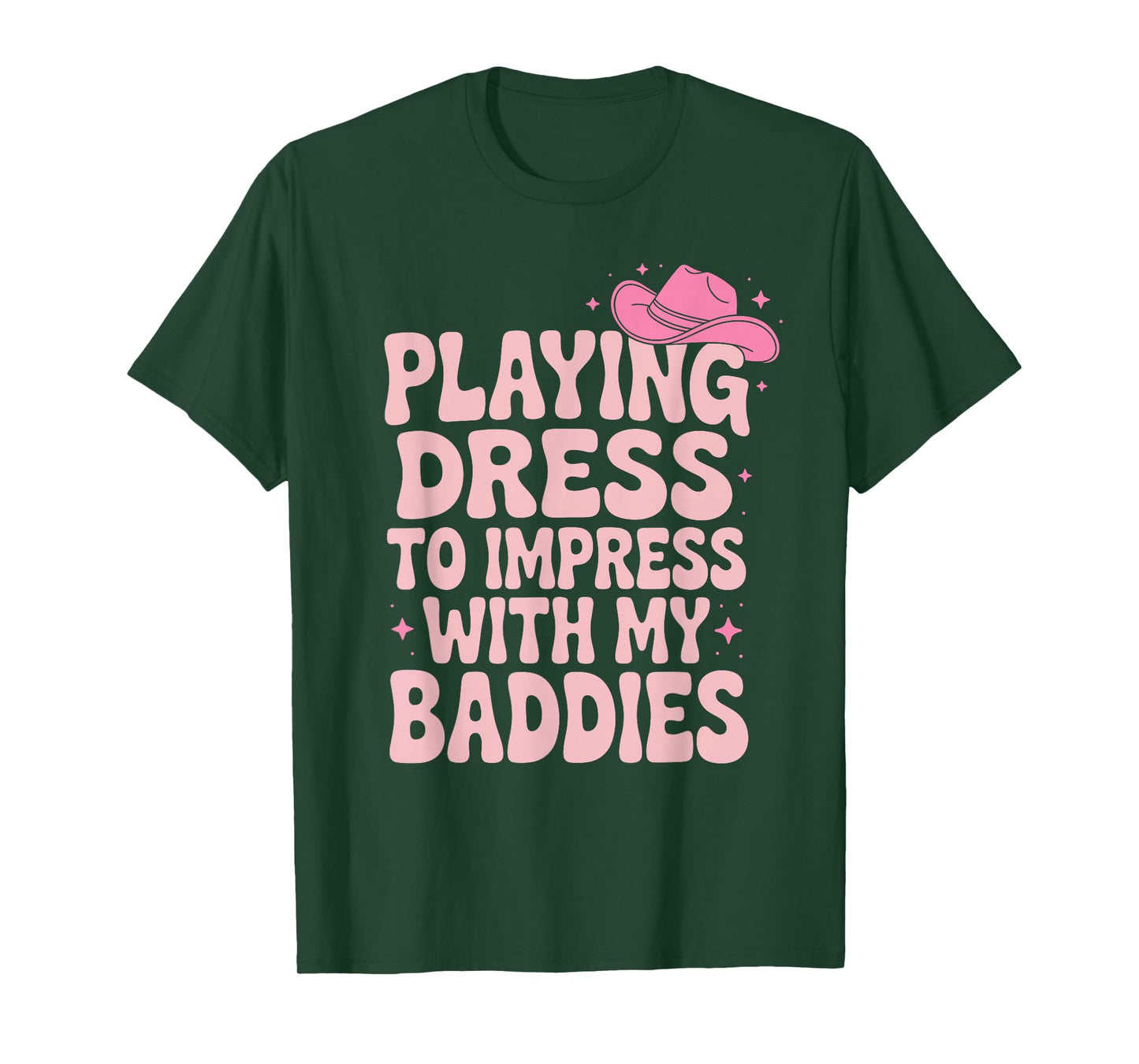 Playing Dress to Impress with My Baddies Matching Girls T-Shirt