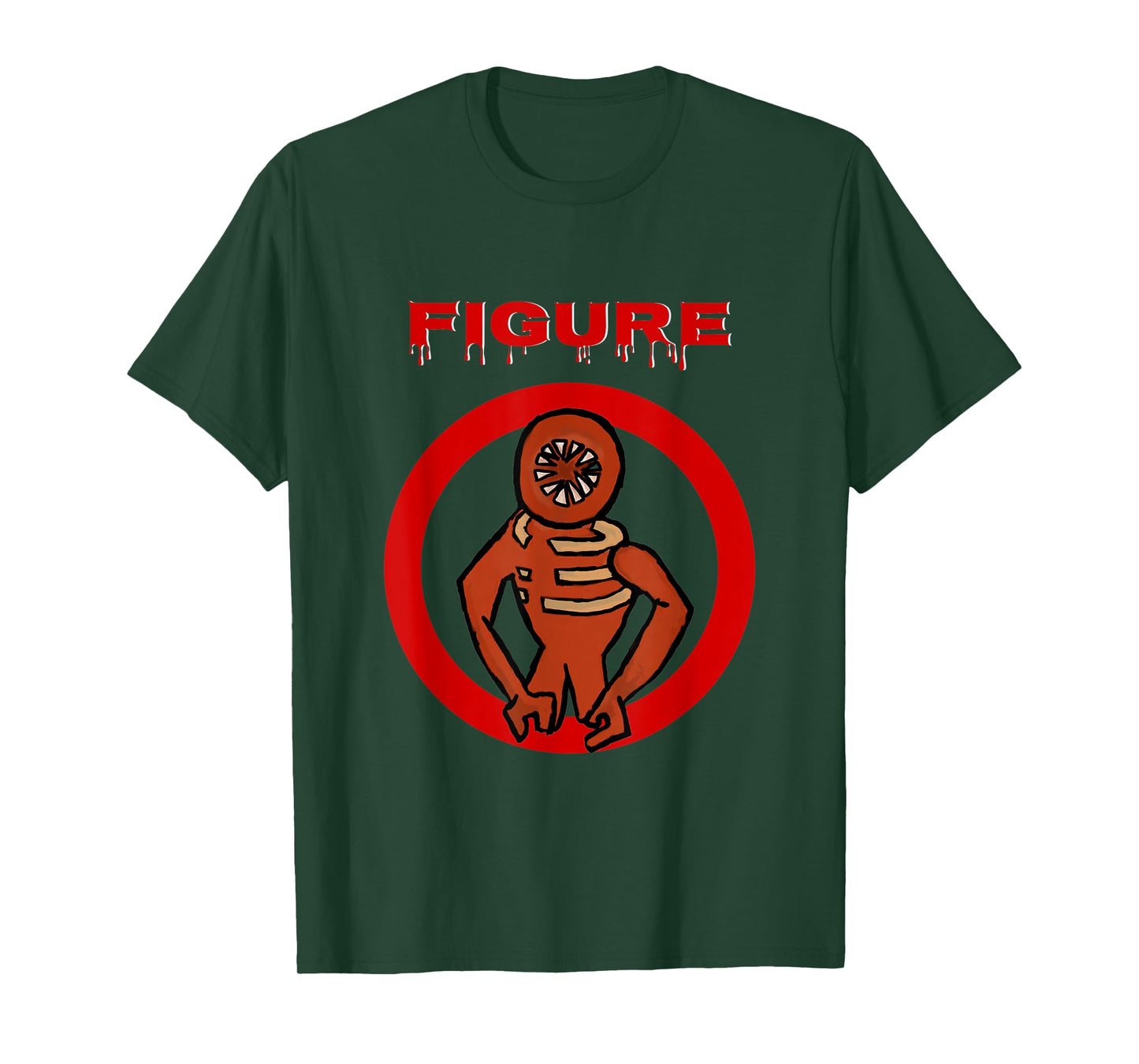 2022 Black Monster Horror Game Doors Figure T-Shirt