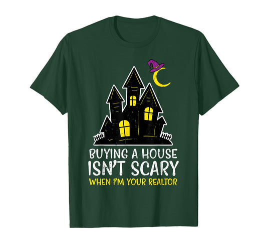 Halloween Realtor Buying House Isnt Scary Costume Women Men T-Shirt