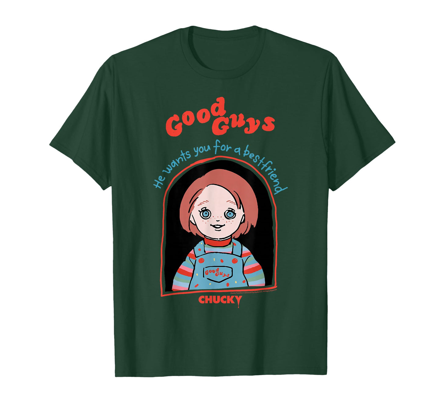 Chucky Good Guys Doll Box Doodle T-Shirt