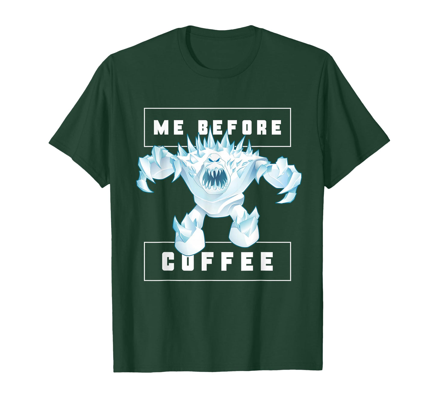 Disney Frozen Marshmallow Monster Me Before Coffee Funny T-Shirt