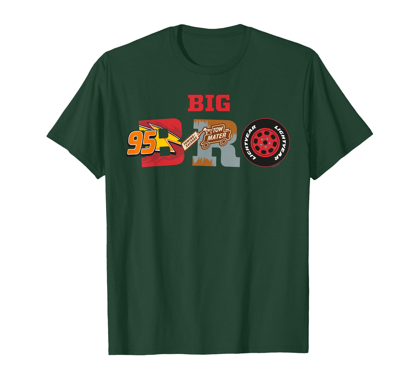 Disney & Pixar's Cars Big Bro Brother Family Trip Matching T-Shirt