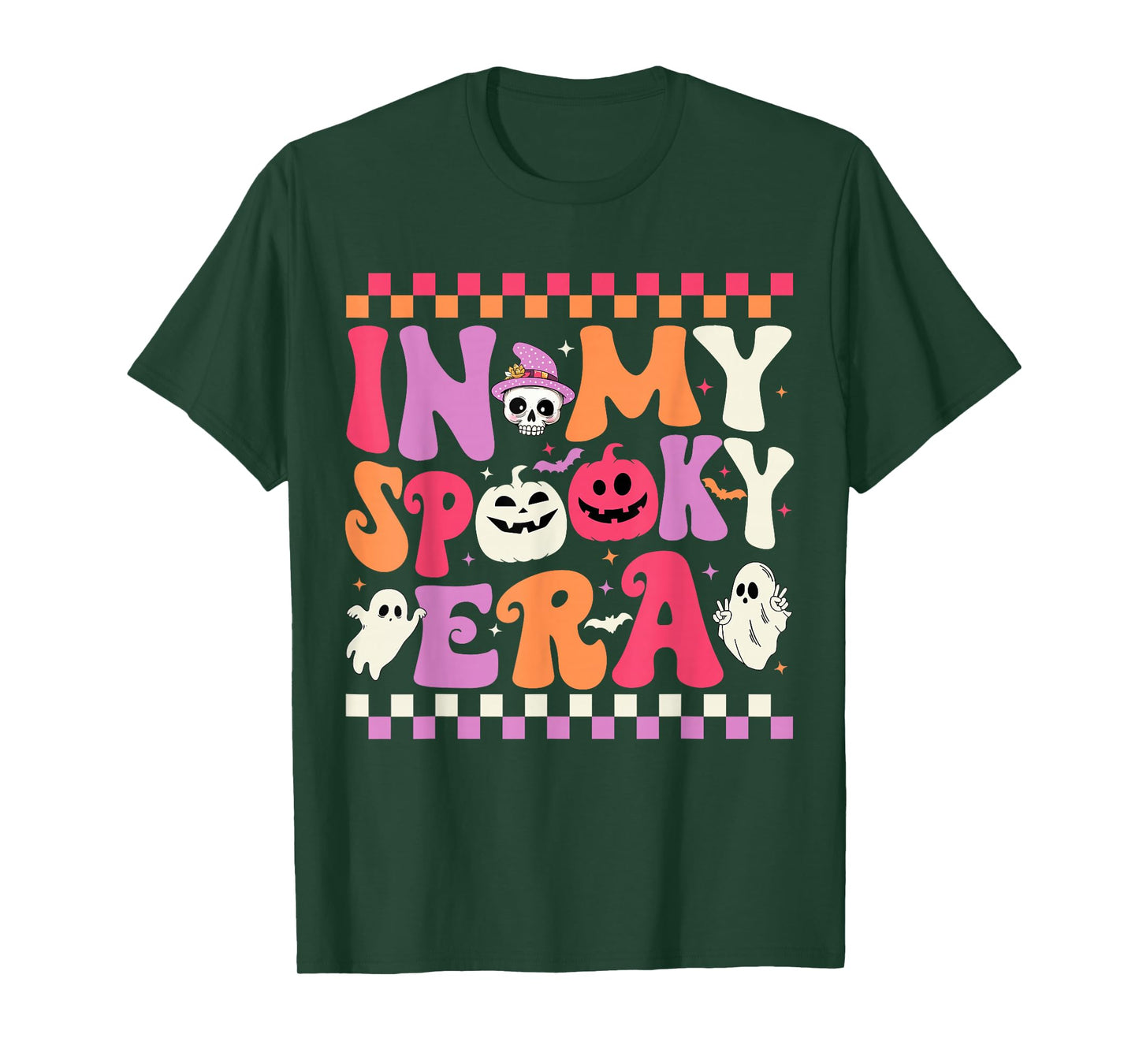 In My Spooky Era Halloween Ghost Groovy Hippie Halloween T-Shirt