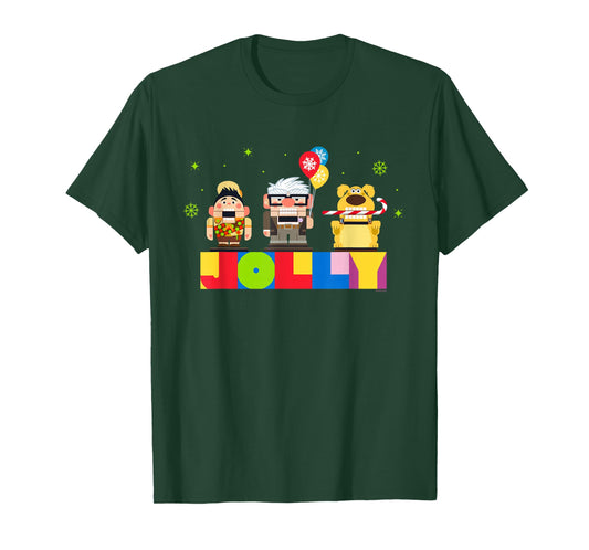 Disney and Pixar’s Up Christmas Holiday Jolly Nutcrackers T-Shirt