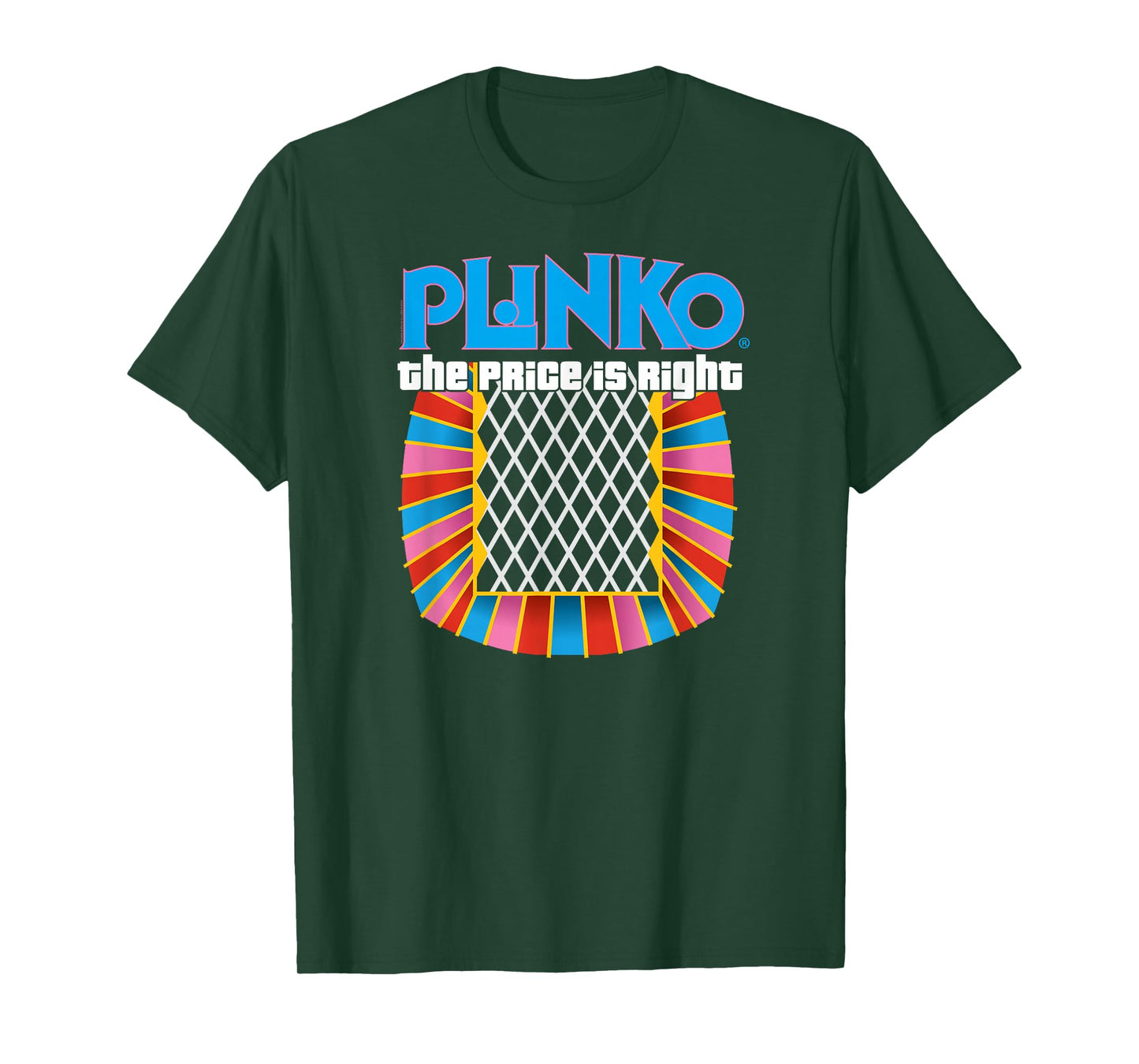 Price is Right Unisex-Adults Black Plinko T-Shirt, Small