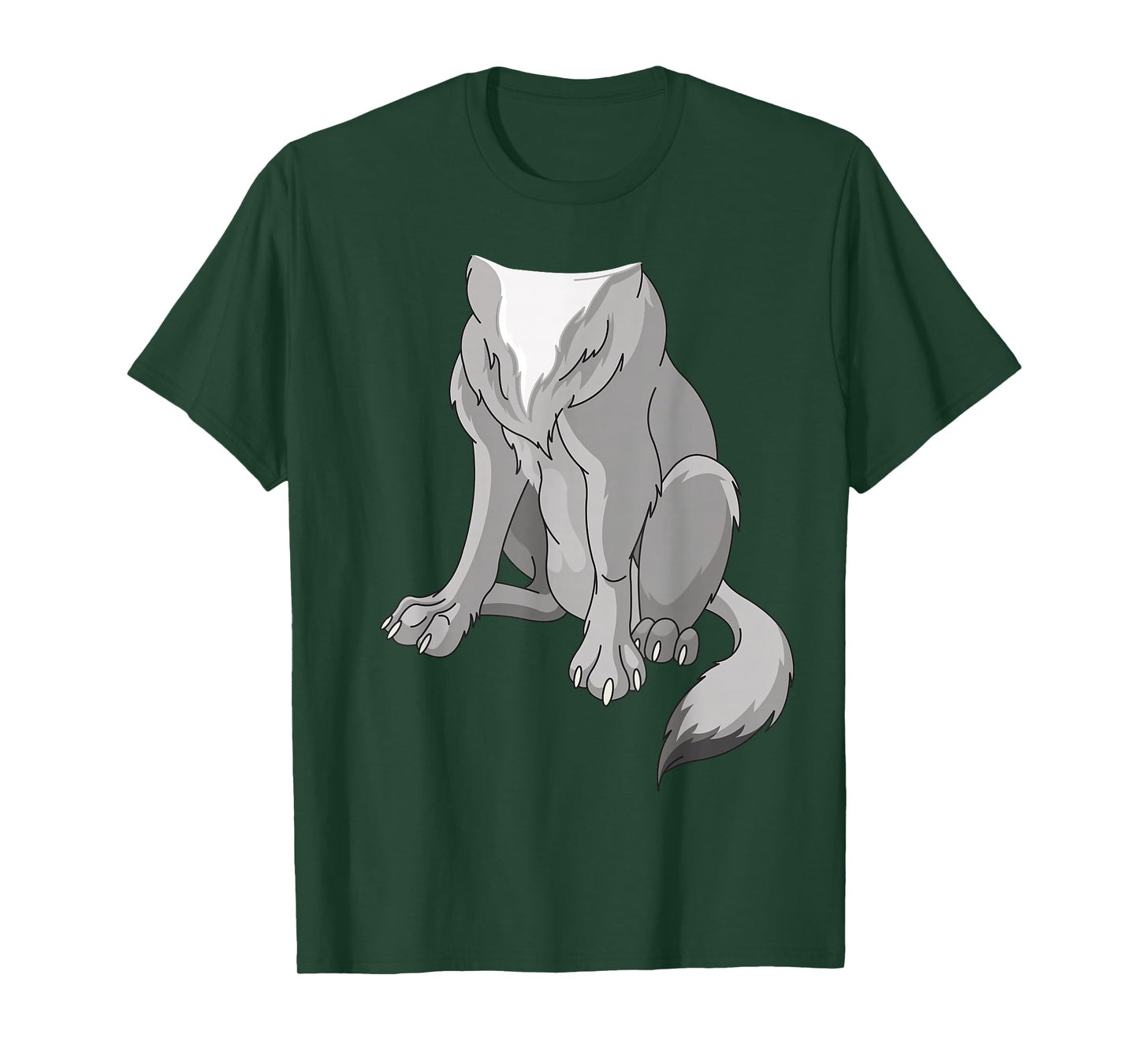Wolf Shirt Adult Men Women Kids Werewolf Costume T-Shirt