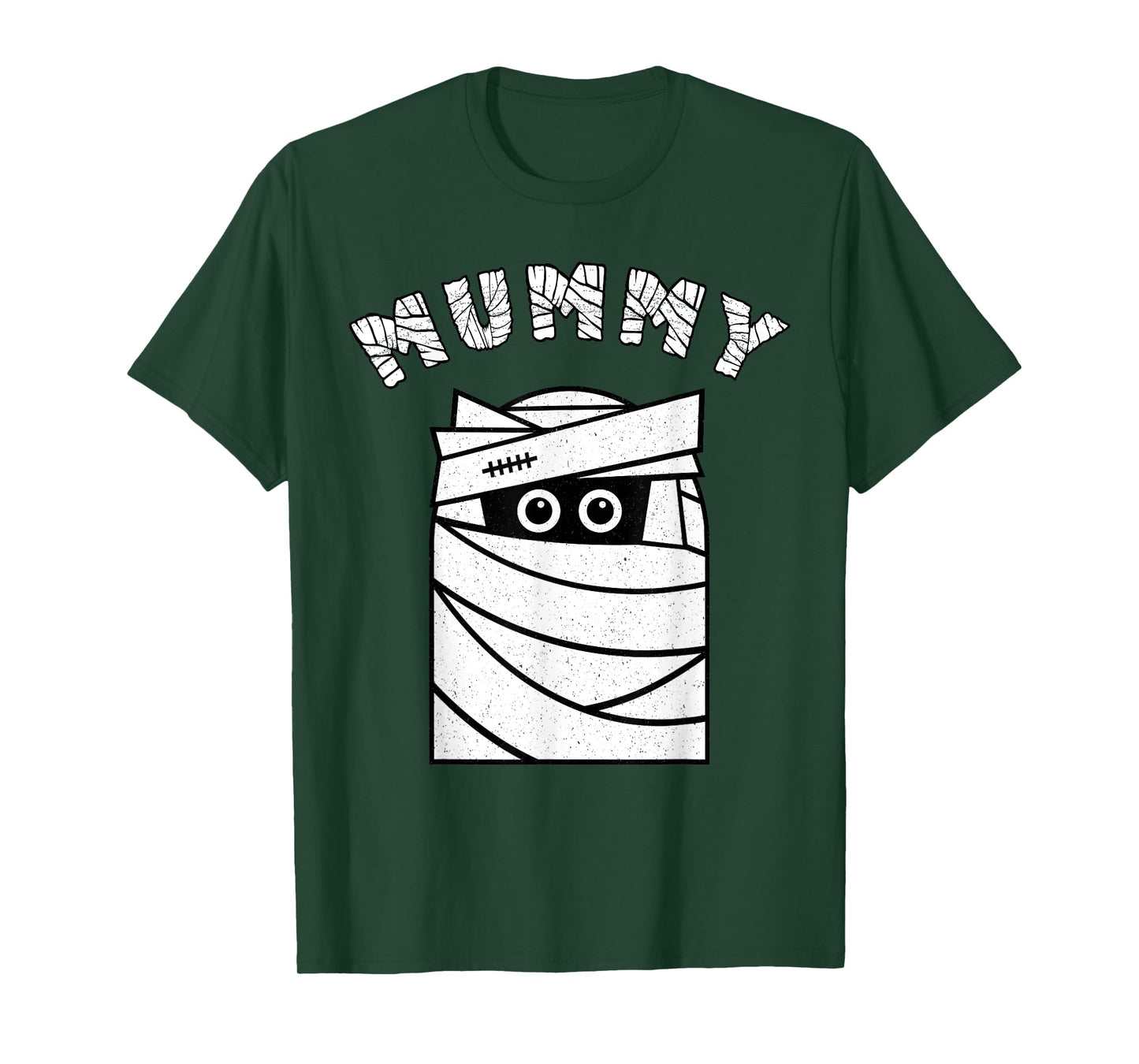 Mummy Ghost Costume Mom Halloween Decor Womens Mummy Bandage T-Shirt