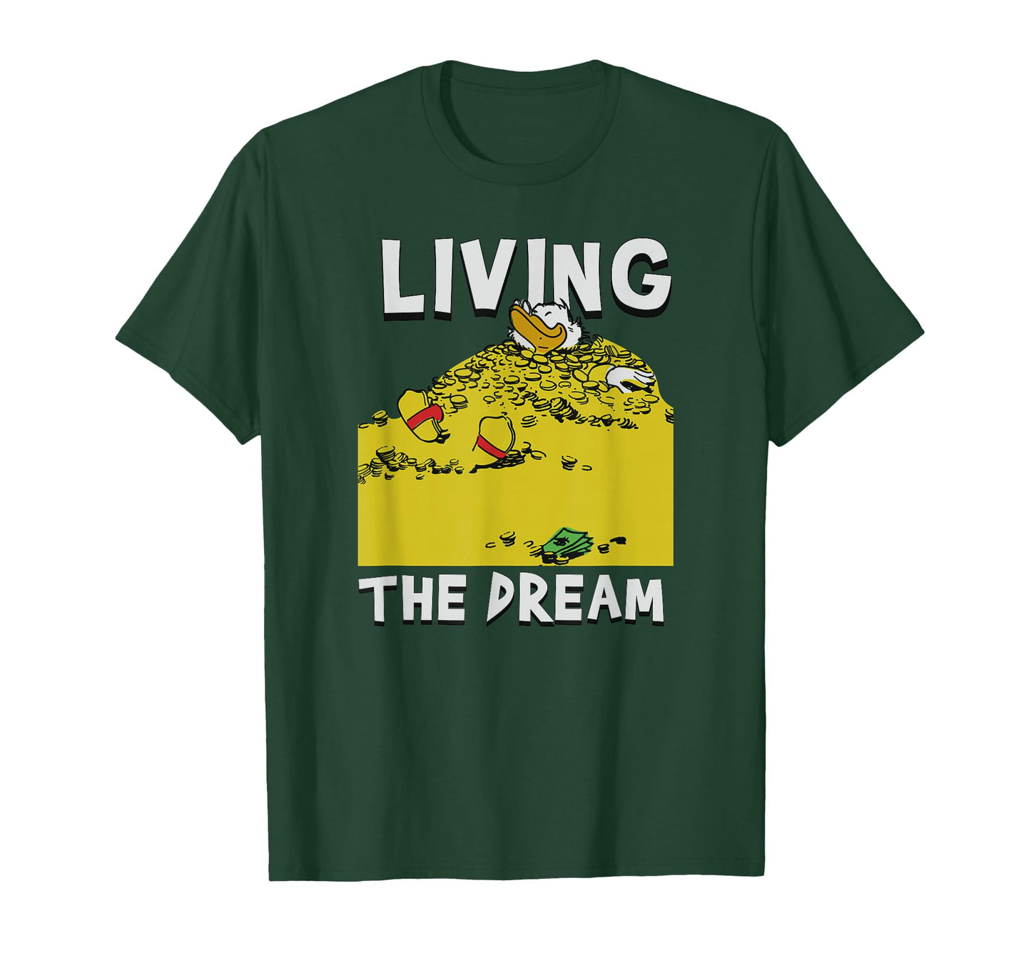 Disney - Ducktales Scrooge McDuck Living The Dream T-Shirt