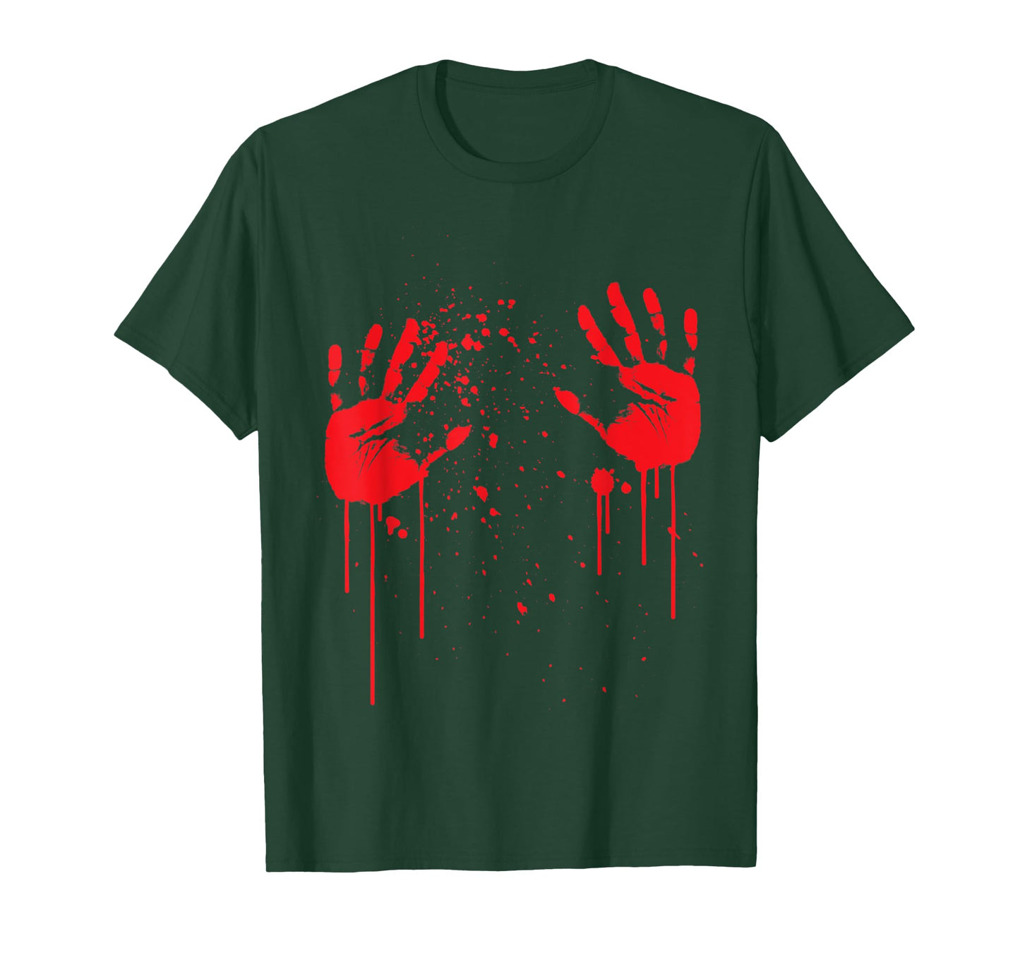 Bloody Hand Prints on your Boobs T-Shirt