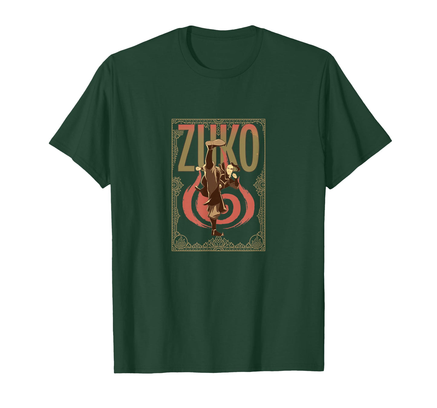 Avatar The Last Airbender Zuko Vintage Poster Art T-Shirt