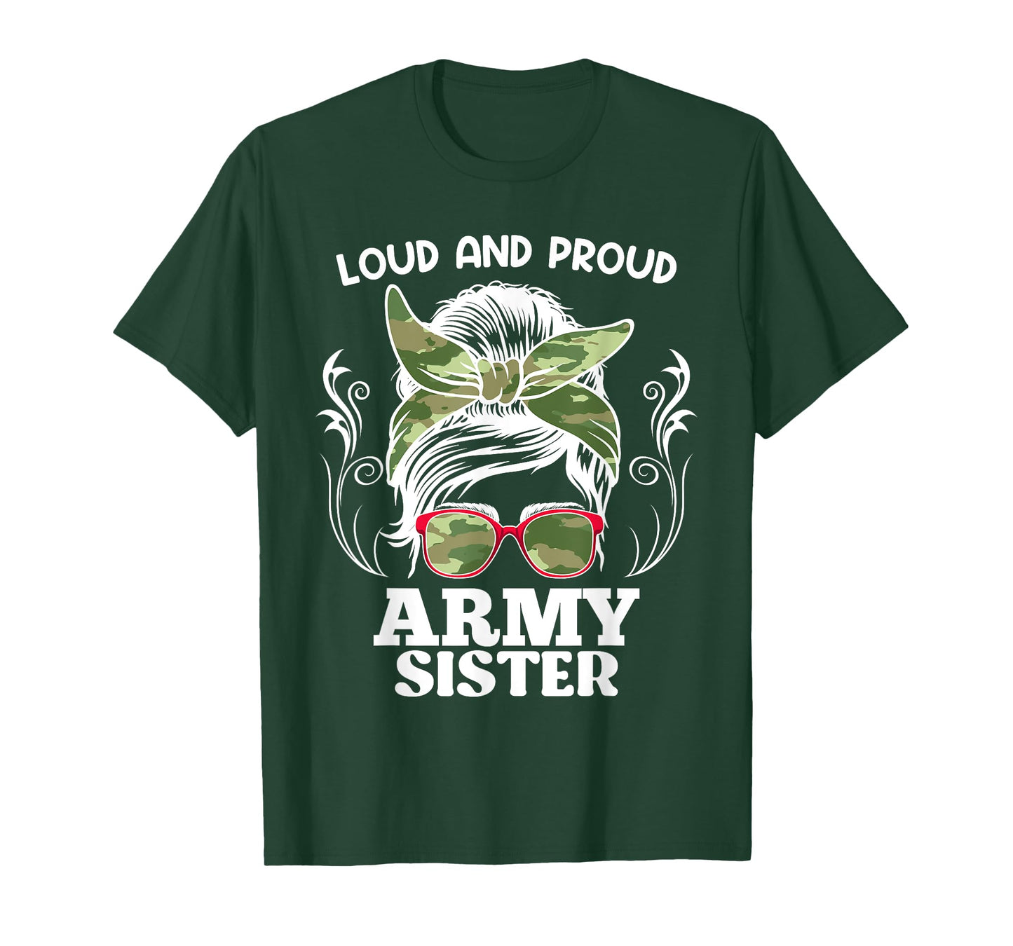 Proud Army Sister Soldier Brother American Patriots T-Shirt