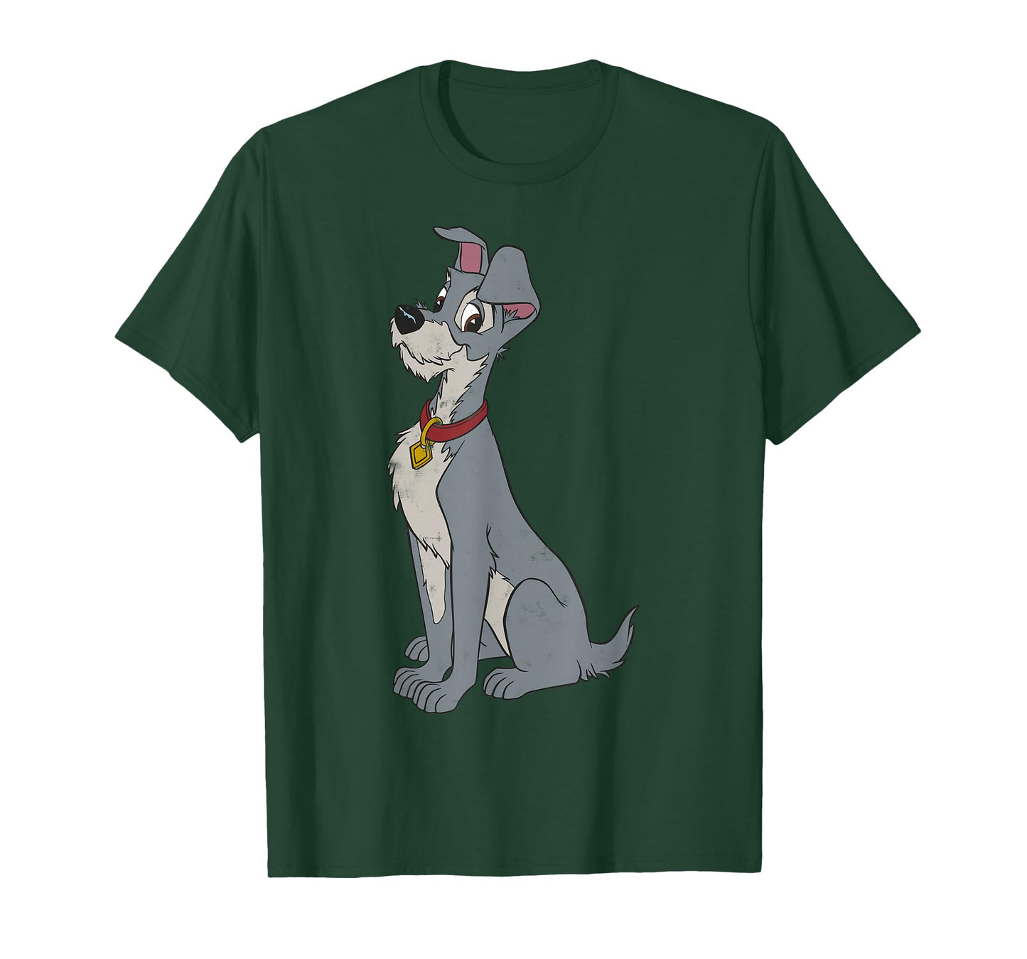 Disney Lady and The Tramp Simple Portrait T-Shirt