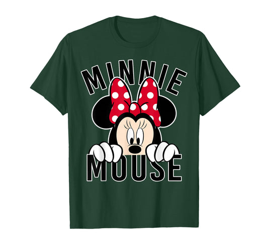 Disney - Minnie Rock the Dots Peeking Minnie T-Shirt