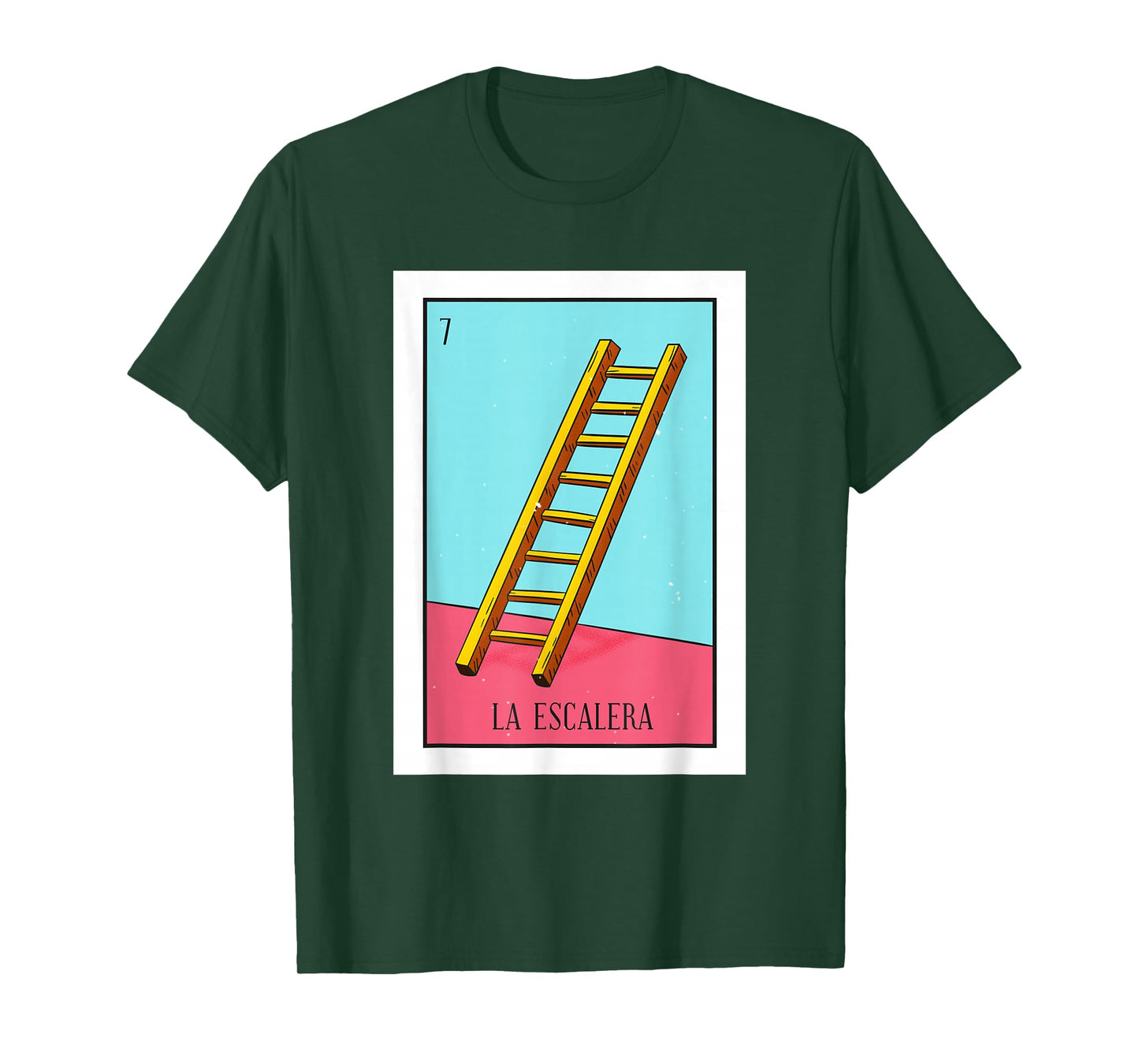 La Escalera Lottery Gift The Ladder Card Mexican Lottery T-Shirt