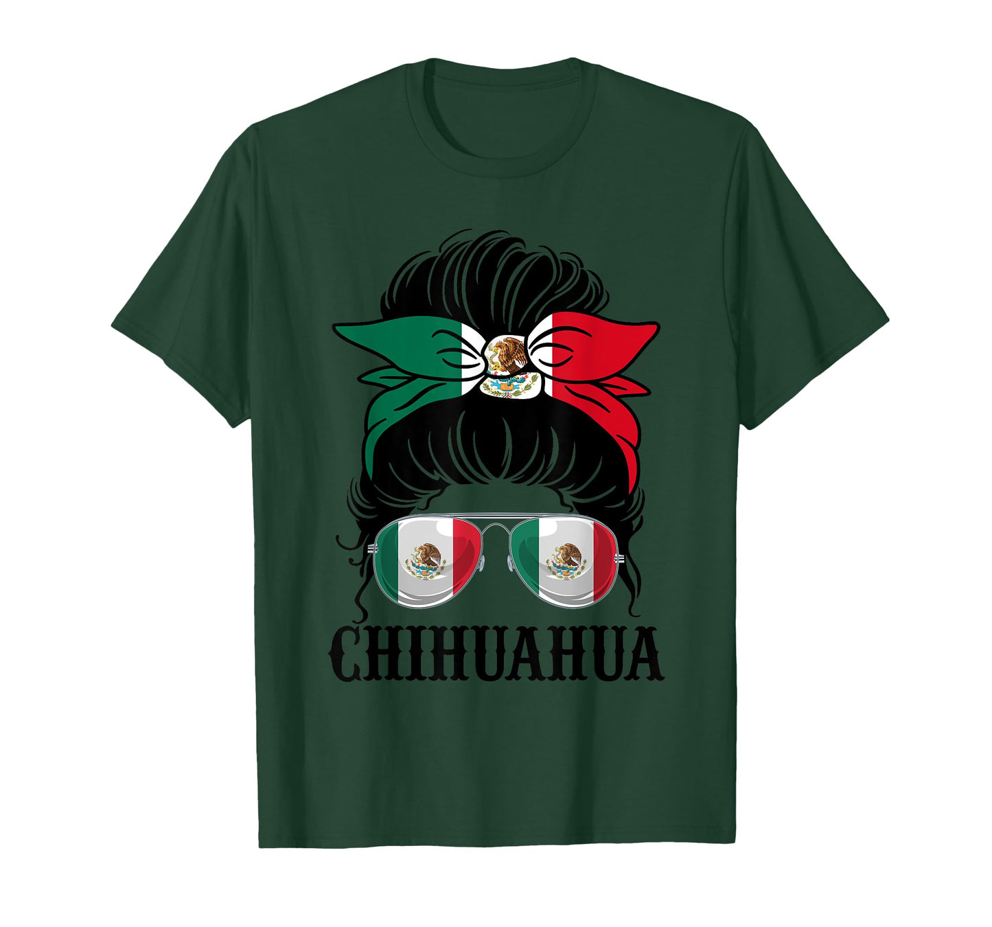 Chihuahua Mexico Pride Mexican Flag State T-Shirt