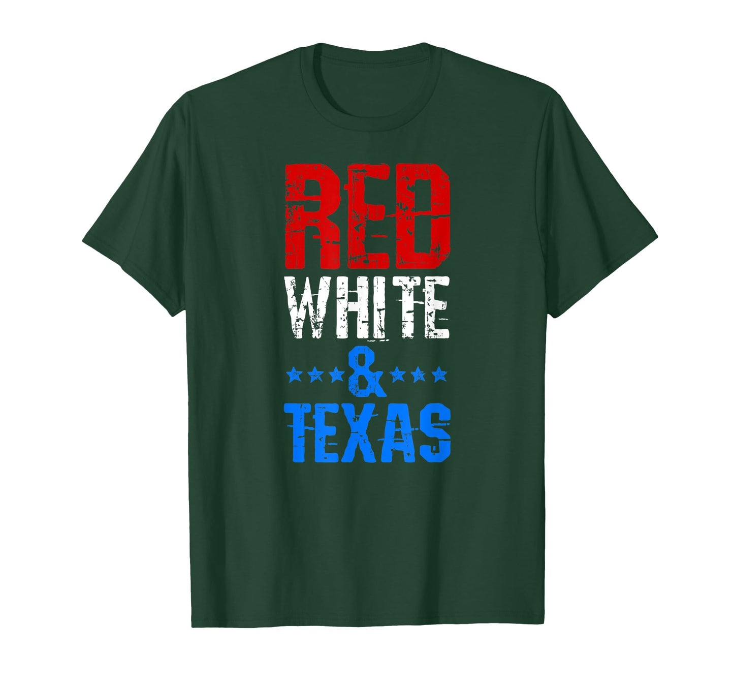 RED WHITE & TEXAS 4th Of July T-Shirt