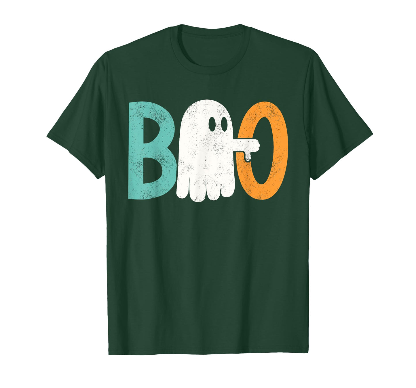 Funny Thumbs Down Boo Ghost Halloween Spooky for Men Women T-Shirt