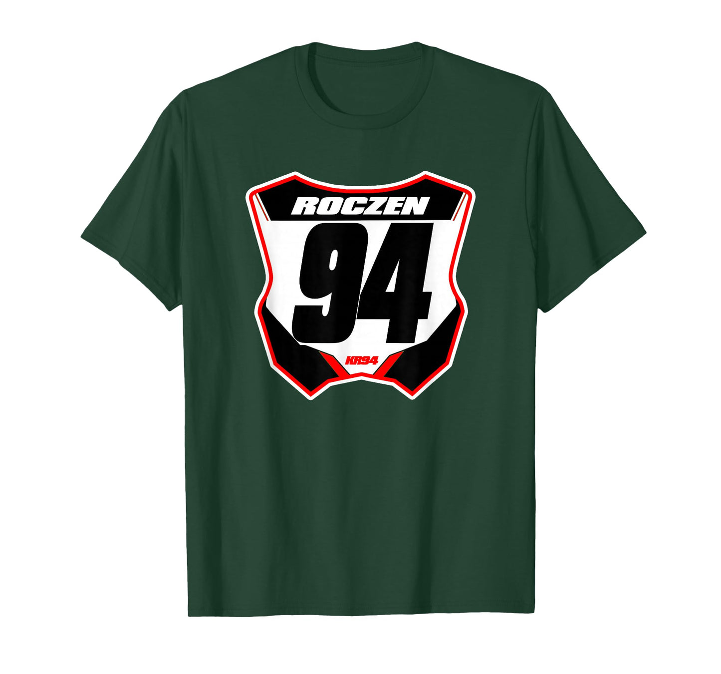 Dirt Bike Number Plate T-Shirt