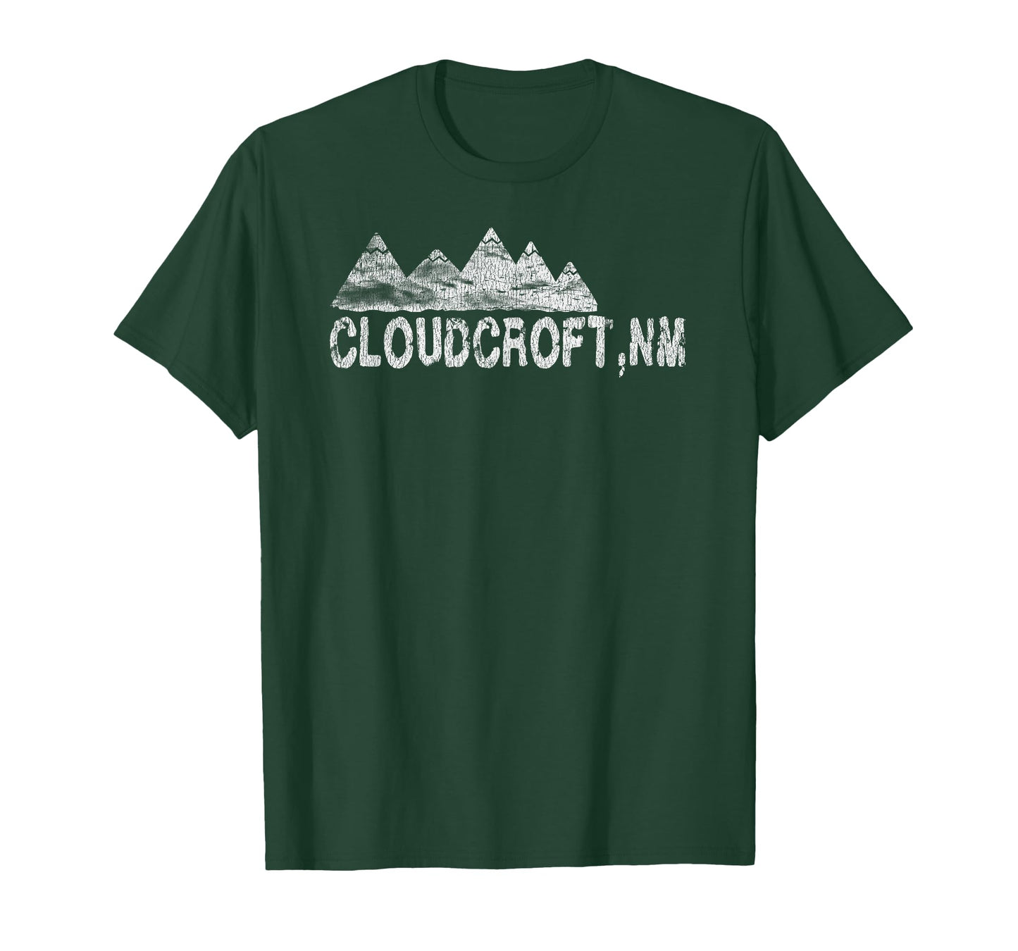 Trendy Grunge Cloudcroft NM Mountains Ski Town T-Shirt