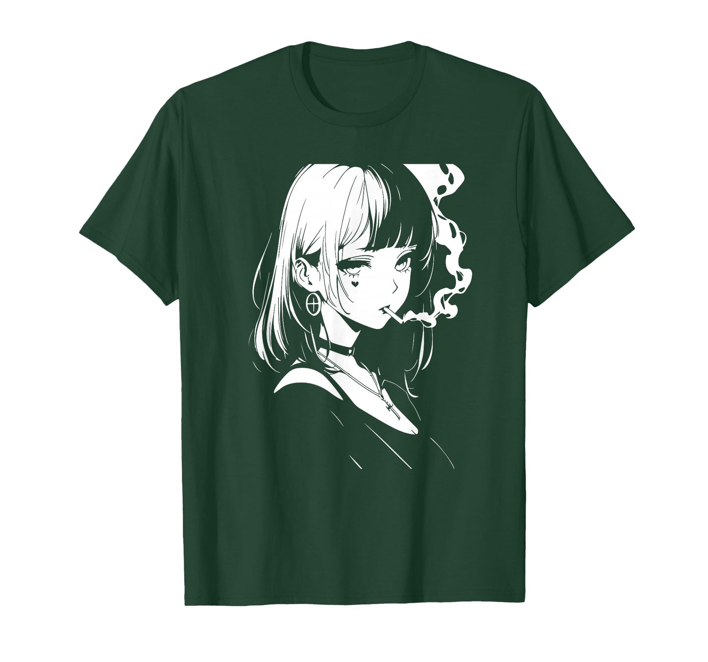 Anime Horror Girl Aesthetic Soft Grunge Waifu Japanese Otaku T-Shirt