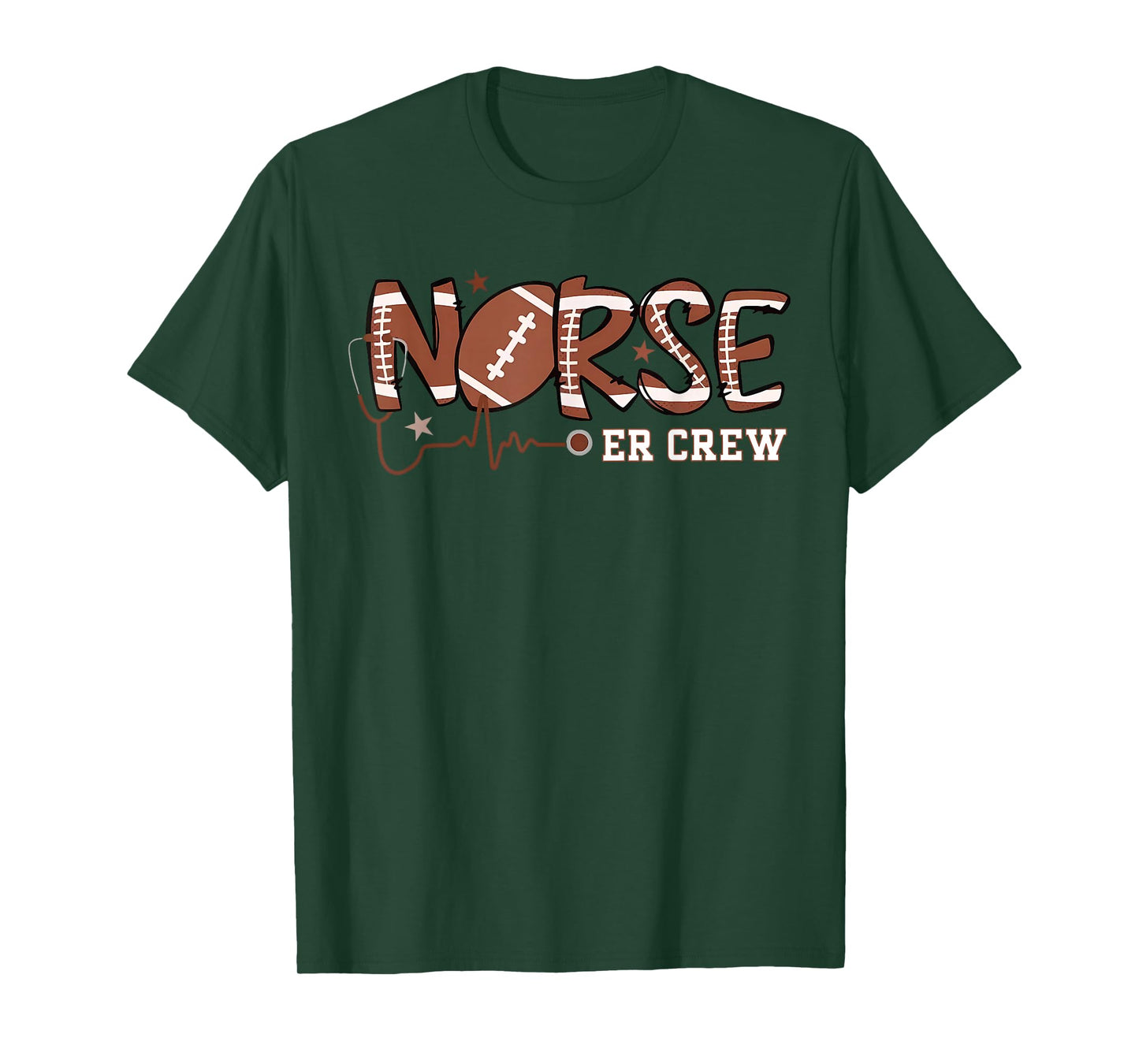 Football ER Crew Nurse Nursing Sports Emergency Department T-Shirt