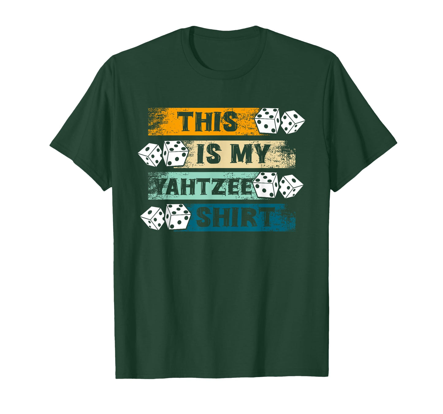 This Is My Yahtzee Shirt Dice Game Night T-Shirt