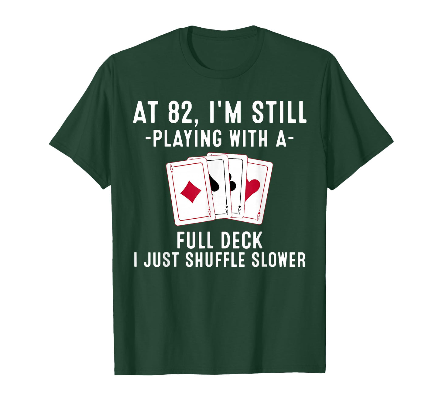 Funny 82nd Birthday Gift 82 Year Old Cards Player T-Shirt