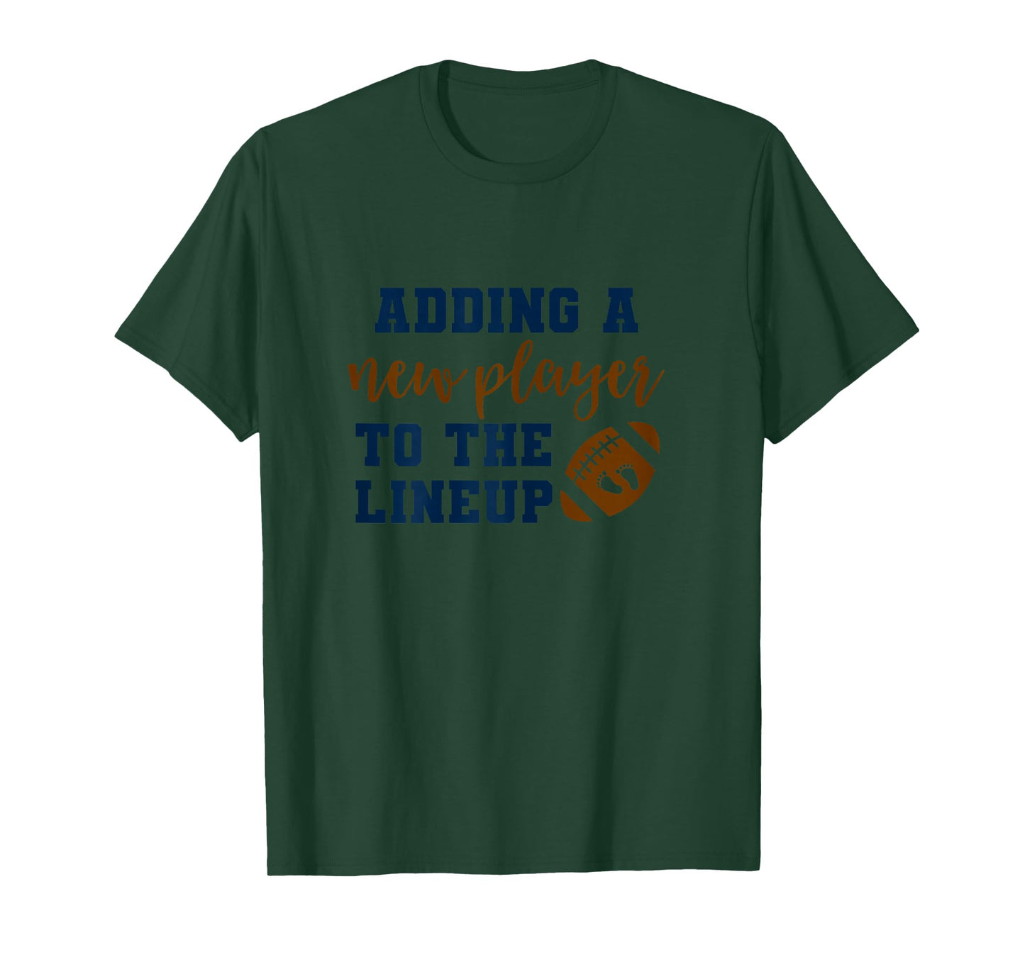 Womens Football Pregnancy Announcement Shirt Fall Baby Reveal T-Shirt