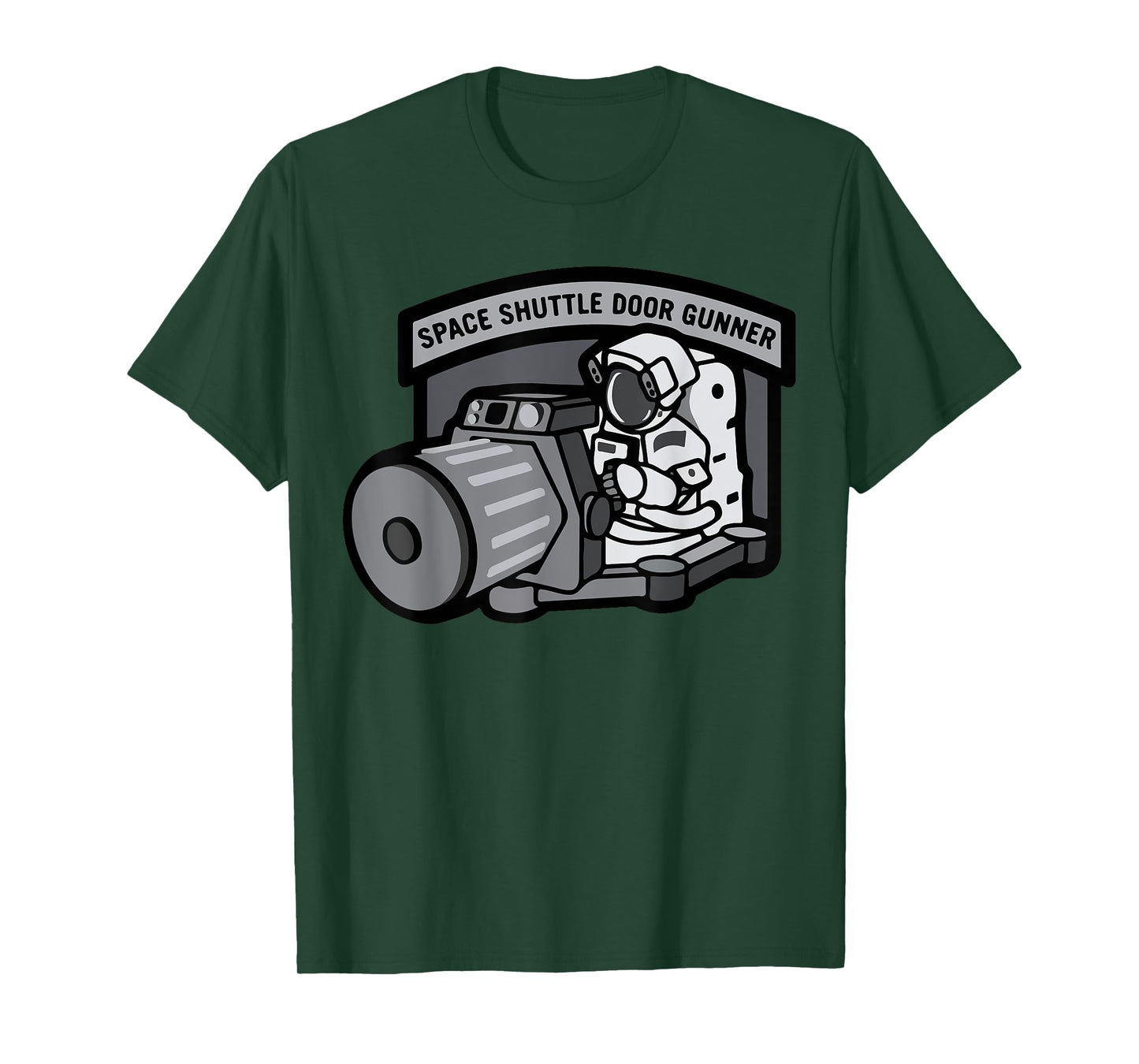 Space Shuttle Door Gunner T-Shirt