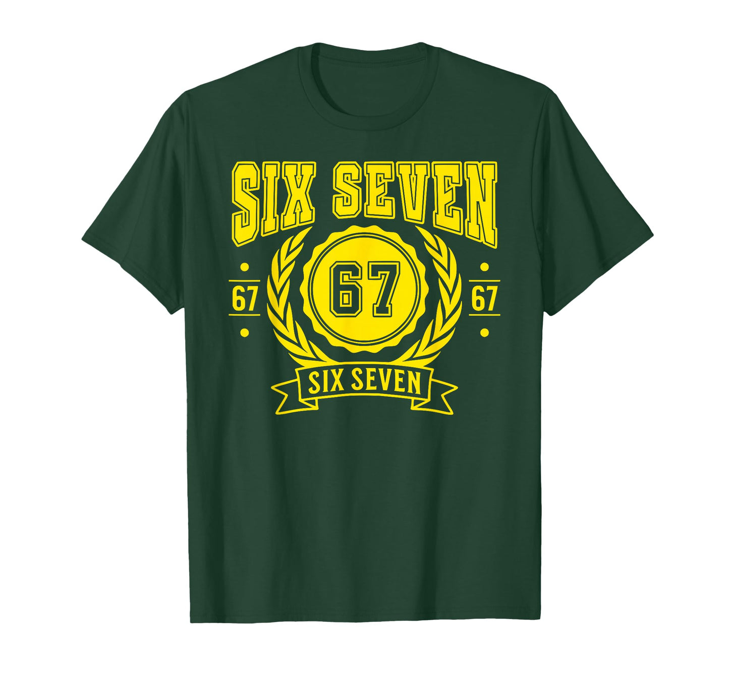 Funny Six Seven 6 7 67 Meme Gen Alpha Slang Boys Girls Kids T-Shirt
