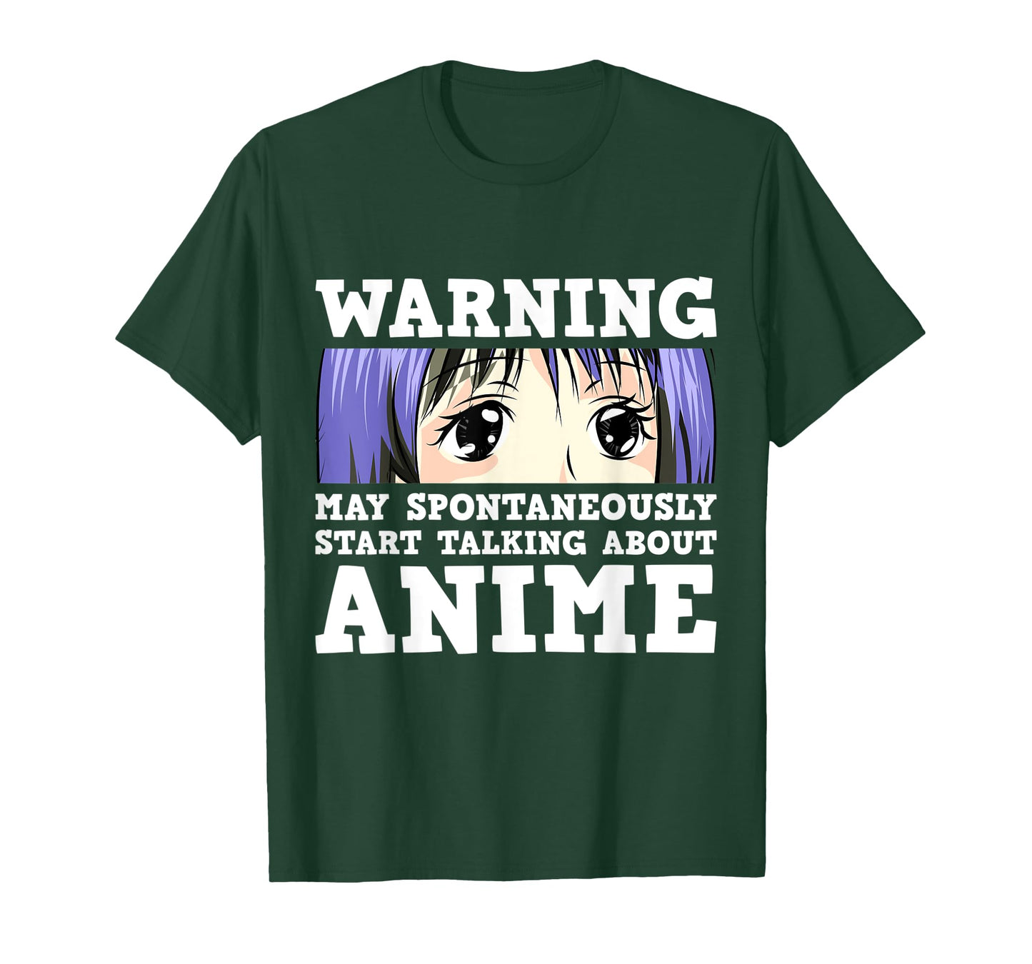 Warning May Spontaneously Start Talking About Anime T-Shirt