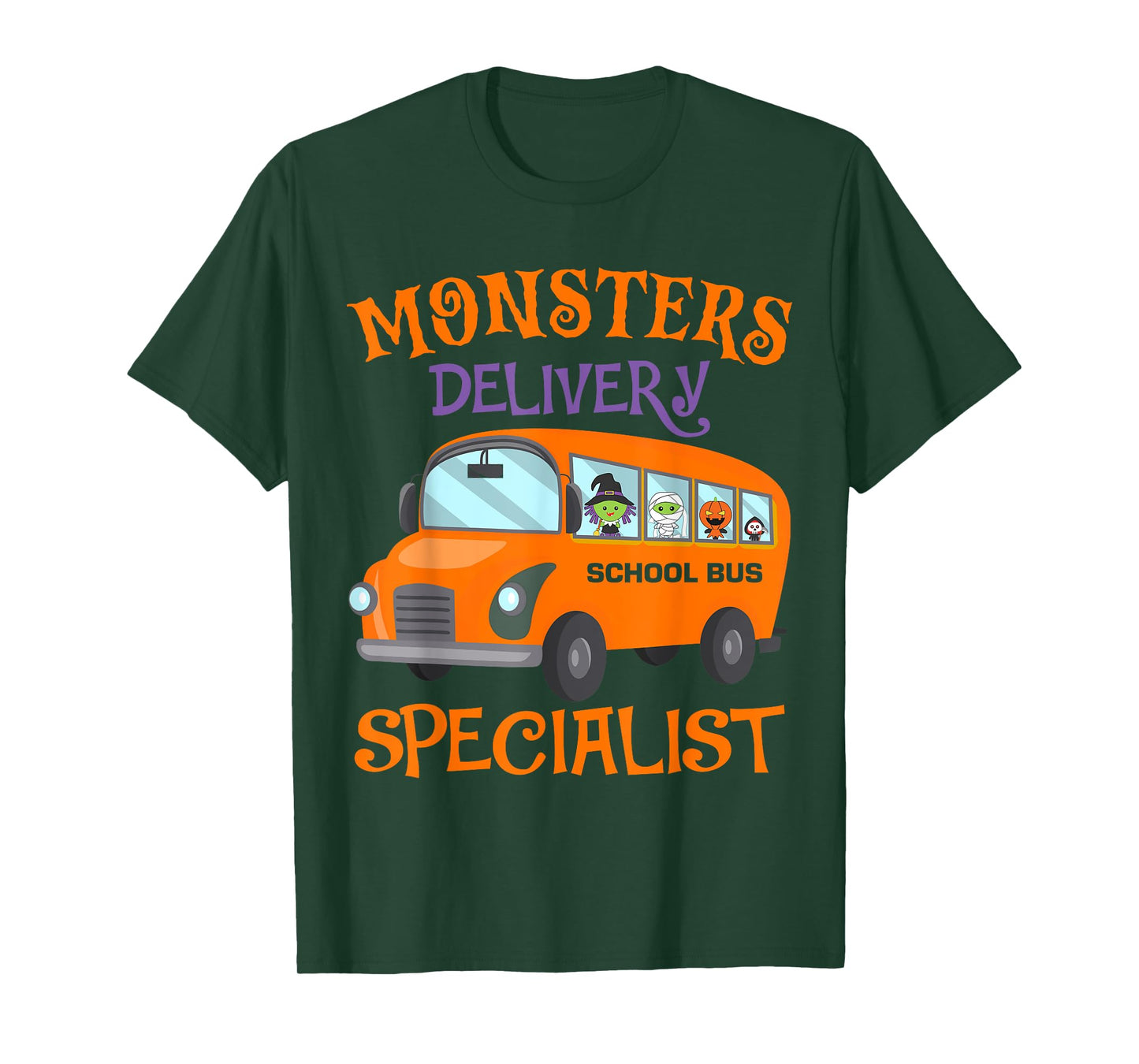 School Bus Driver Halloween T-Shirt