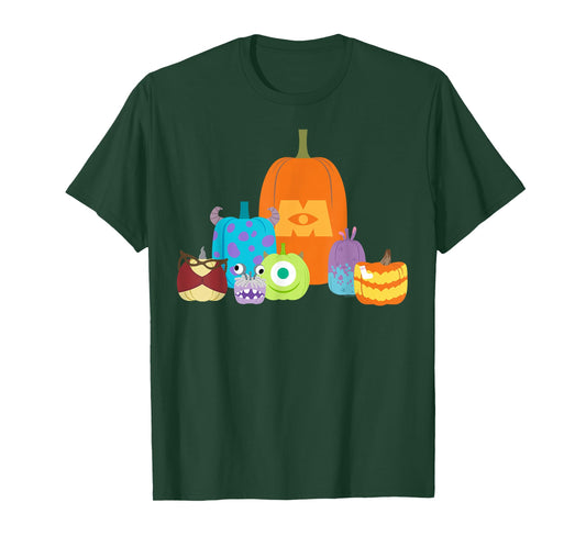 Disney and Pixar's Monsters, Inc. Halloween Pumpkin Group T-Shirt