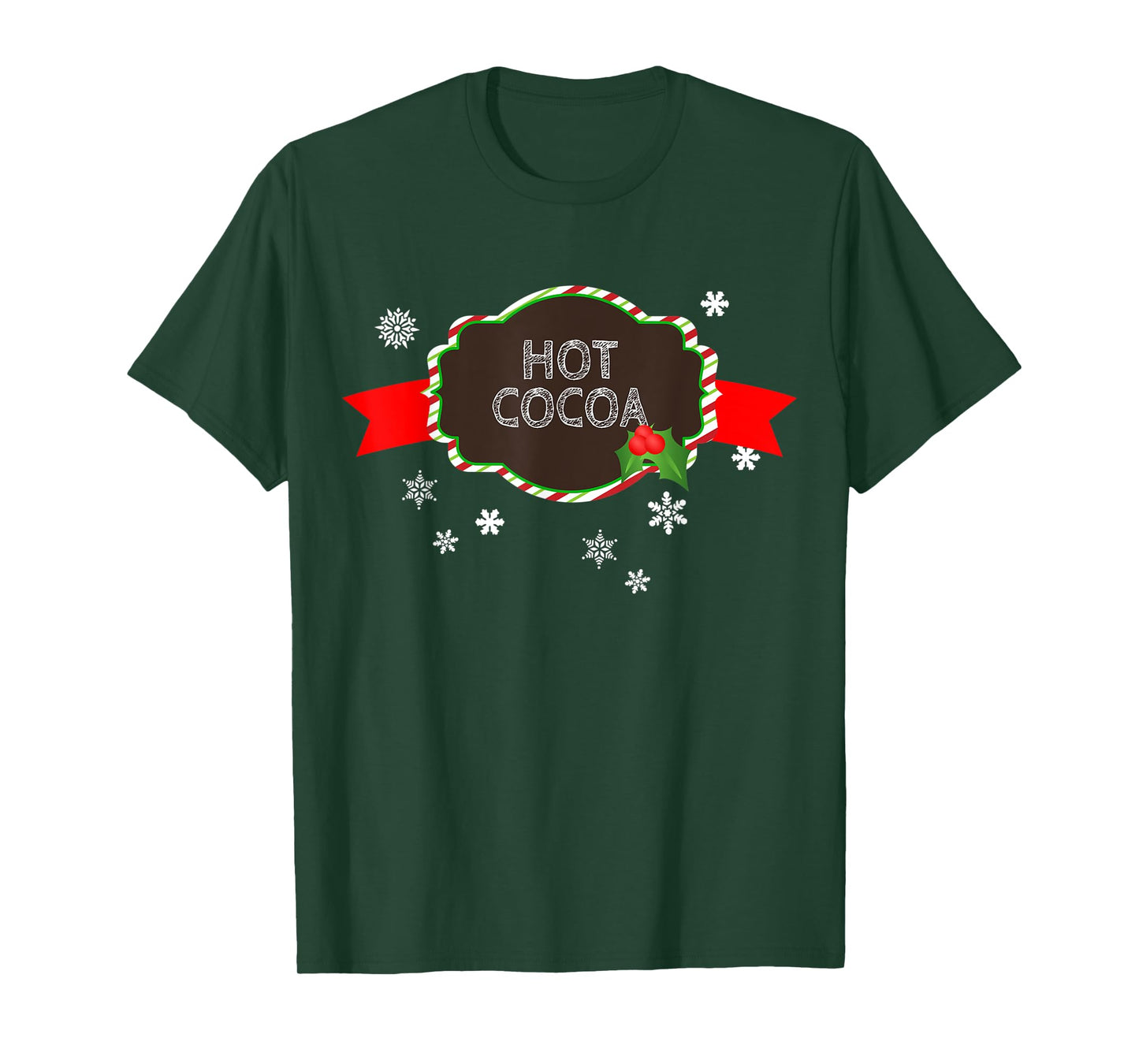 Hot Cocoa Christmas Food Family Matching Group Pajama Gift T-Shirt