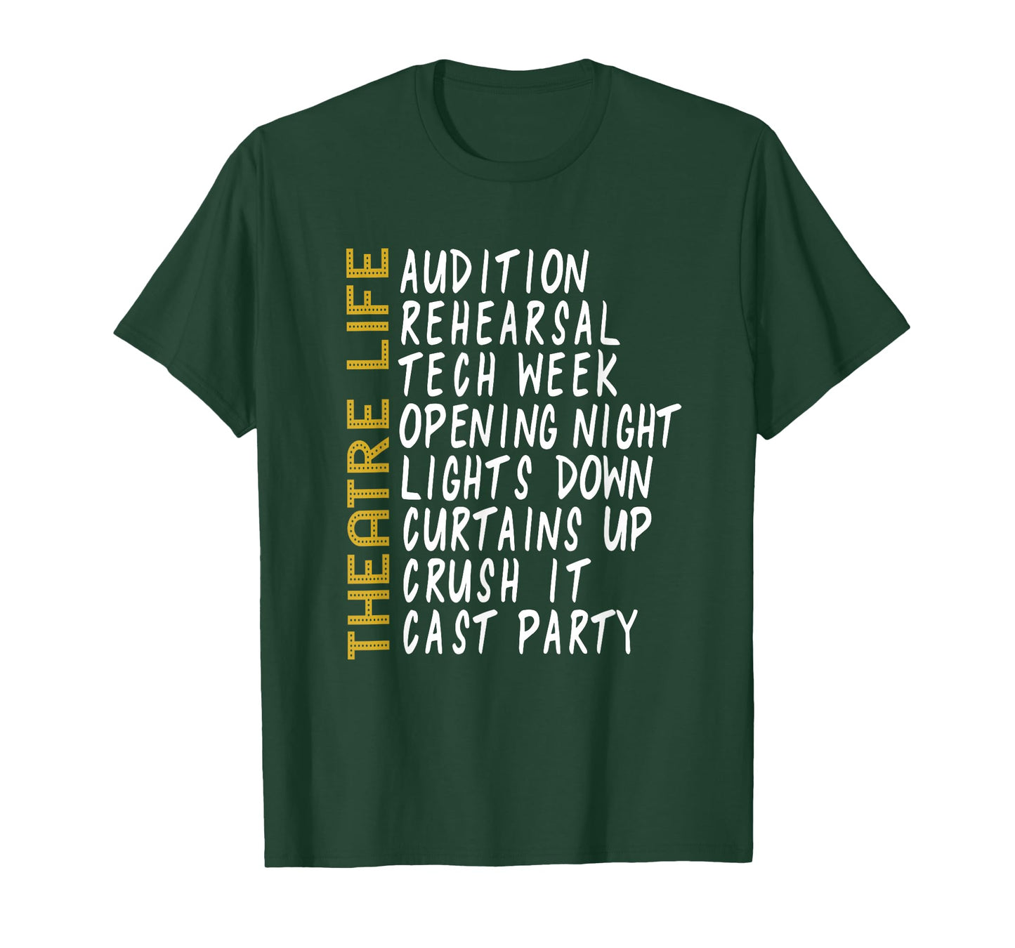 Theatre Gift Acting Thespian Play Director T-Shirt