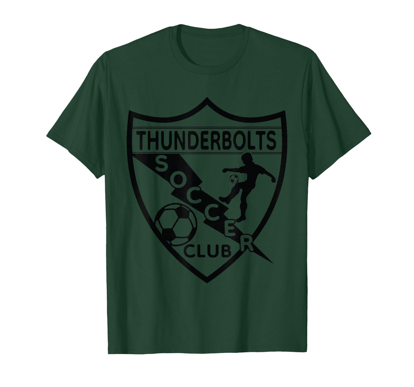 Marvel Studios Thunderbolts Soccer Club Team Logo Costume T-Shirt