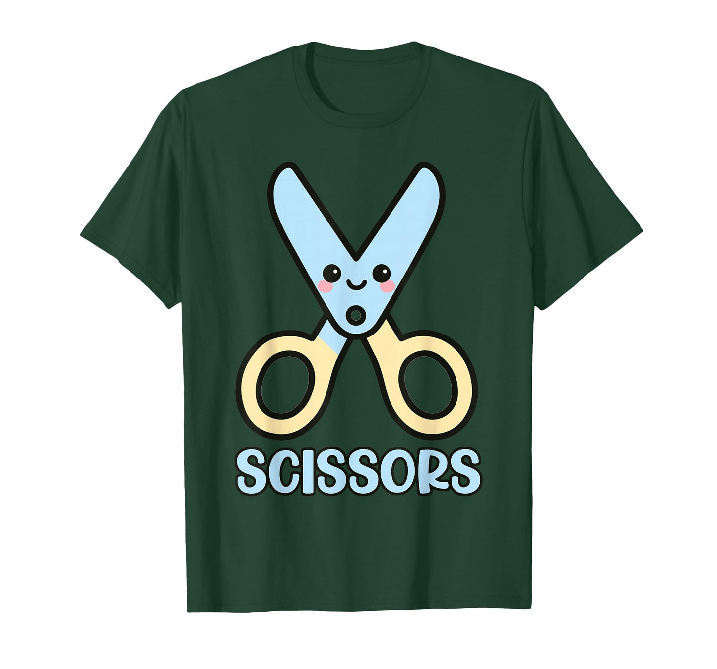 Halloween Scissors Rock Paper Matching Costume T-Shirt