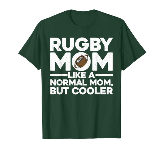 Cool Rugby Mom For Women Mother Rugby Player Coach Sports T-Shirt