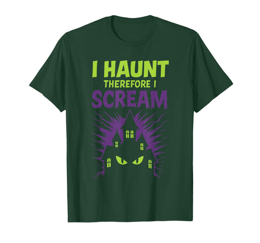 Haunted House Actor Scare Squad Horror Crew Spooky Season T-Shirt