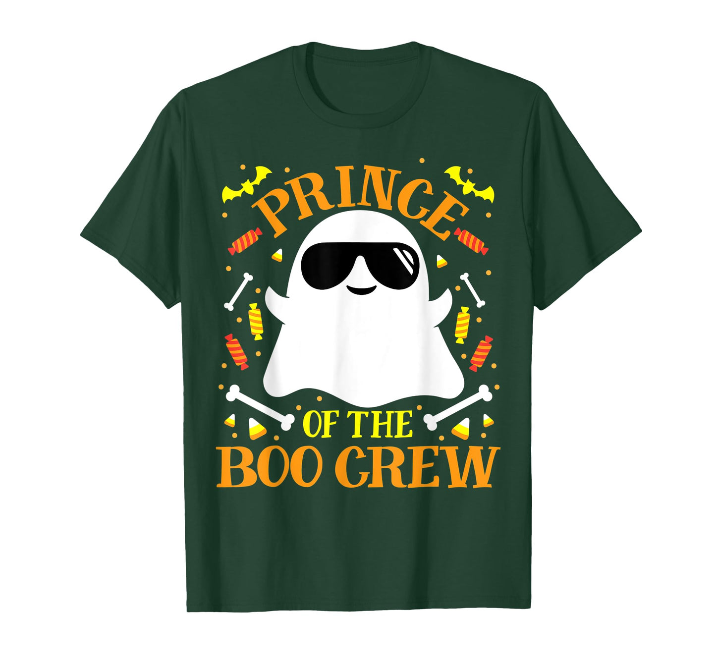 Prince Boo Crew Ghost Matching Family Set Fun Boys Halloween T-Shirt
