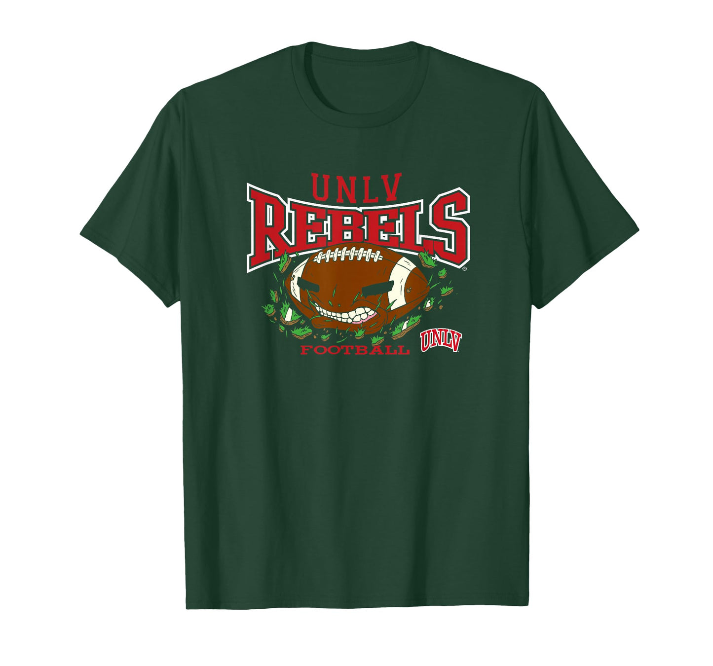 UNLV Rebels Football Bite Black Officially Licensed T-Shirt