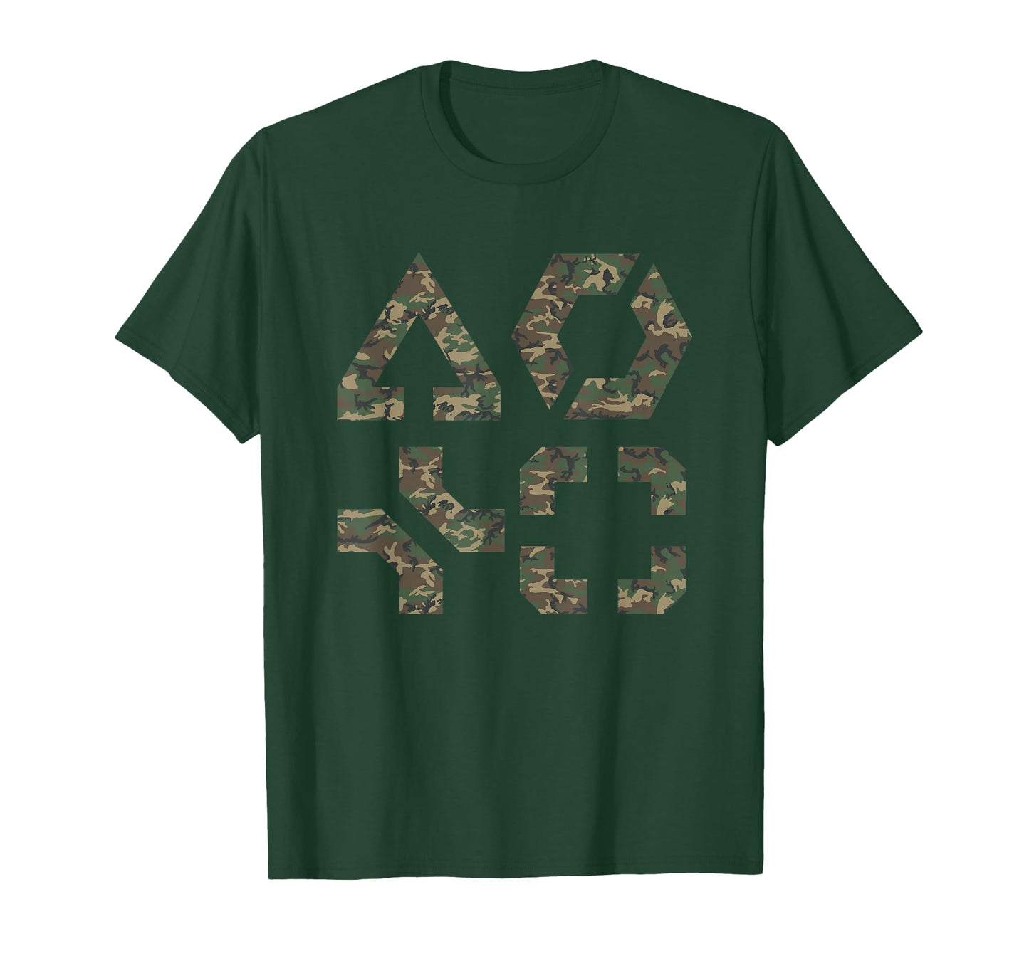Battlefield Class Woodland Army Camo Symbol Game Design BF6 T-Shirt