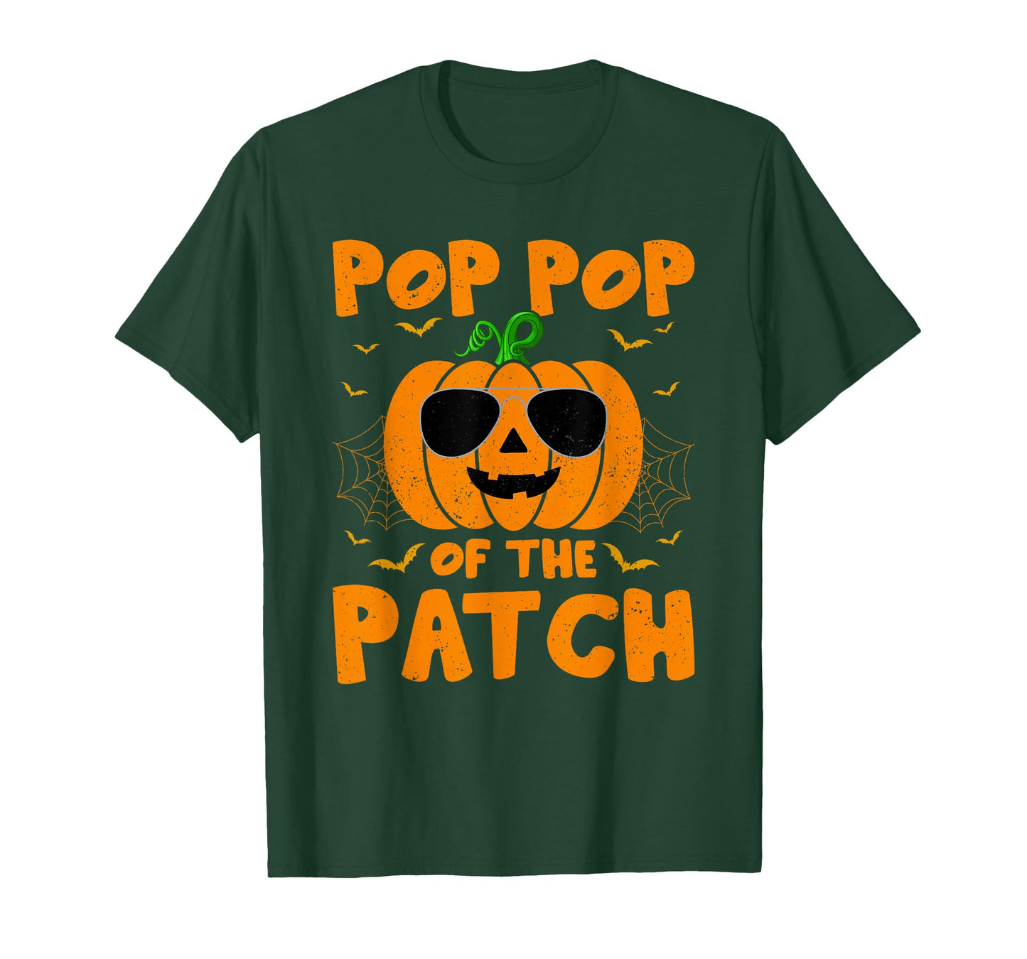 Pumpkin Pop Pop Of The Patch Family Group Costume Halloween T-Shirt