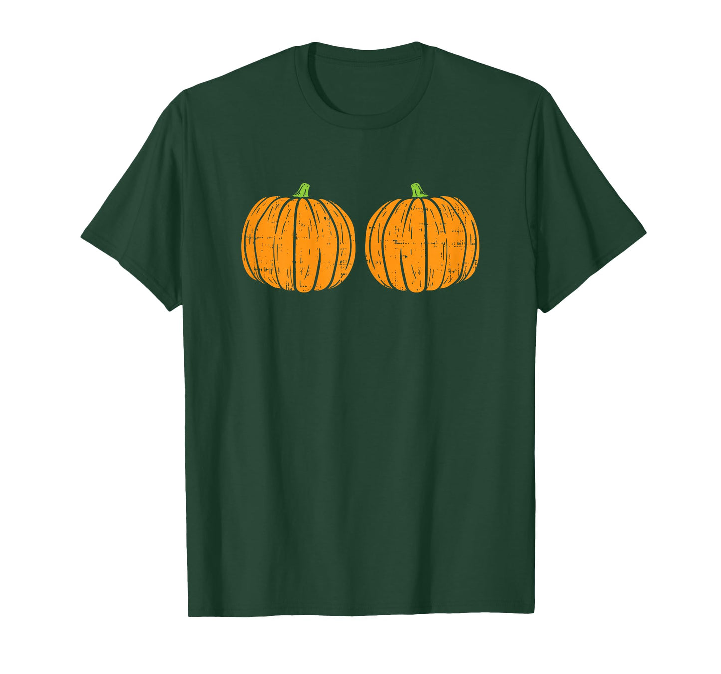 Sexy Naughty Halloween Shirt For Women Pumpkin Bra Boobs T-Shirt