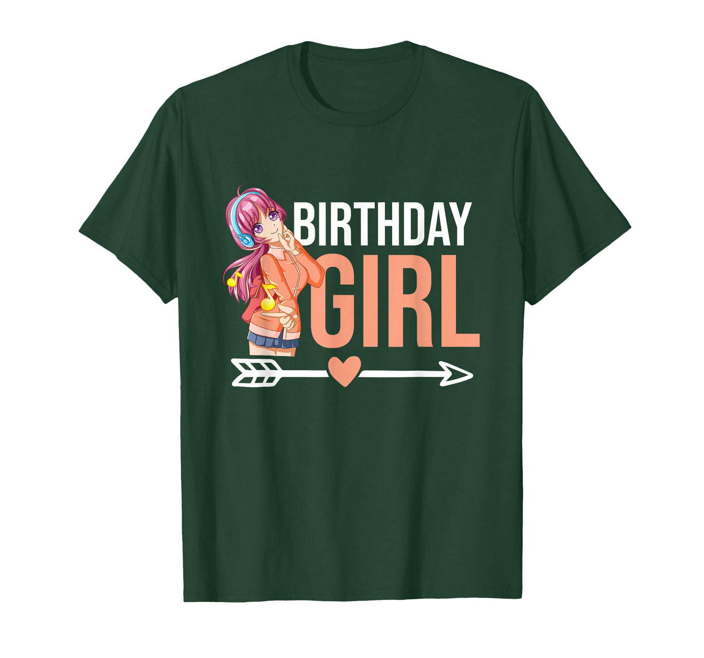 Anime Manga Birthday Girl Birthday T-Shirt