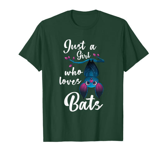 Just A Girl Who Loves Bats Bat T-Shirt