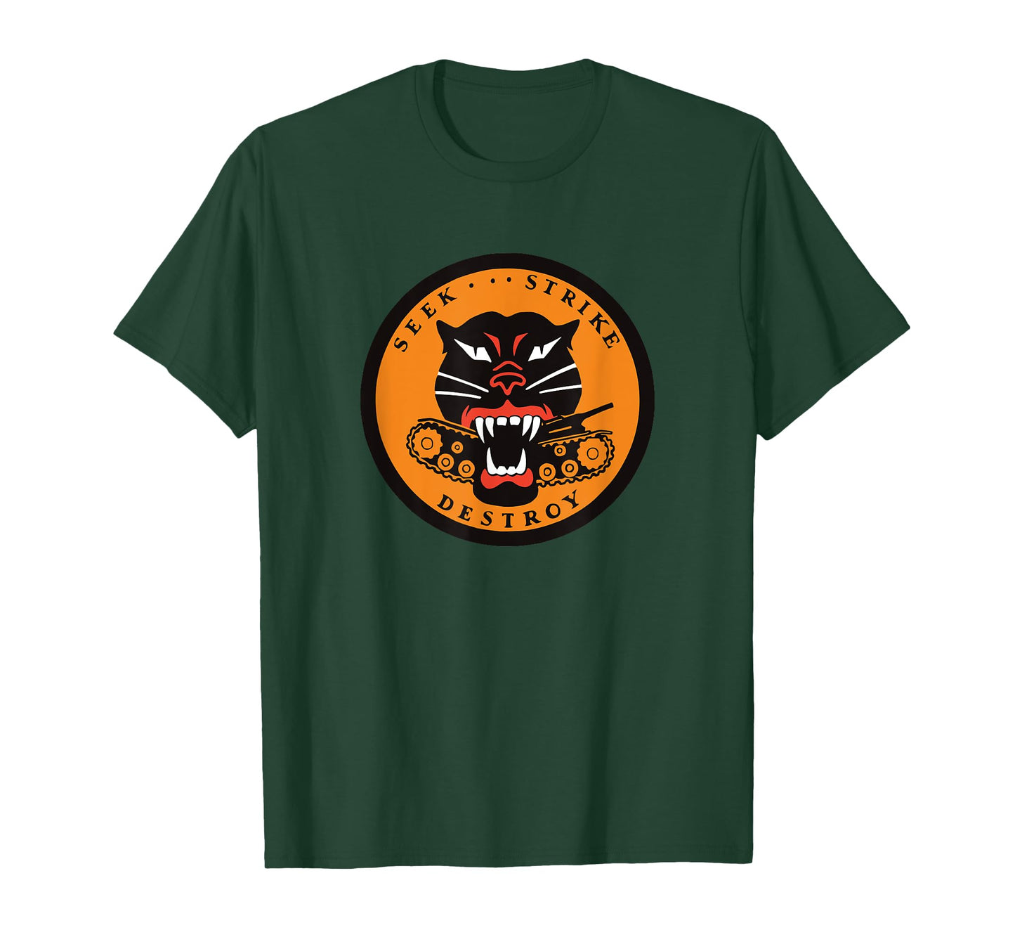 WWII Tank Destroyer Panther Seek Strike Destroy T-Shirt
