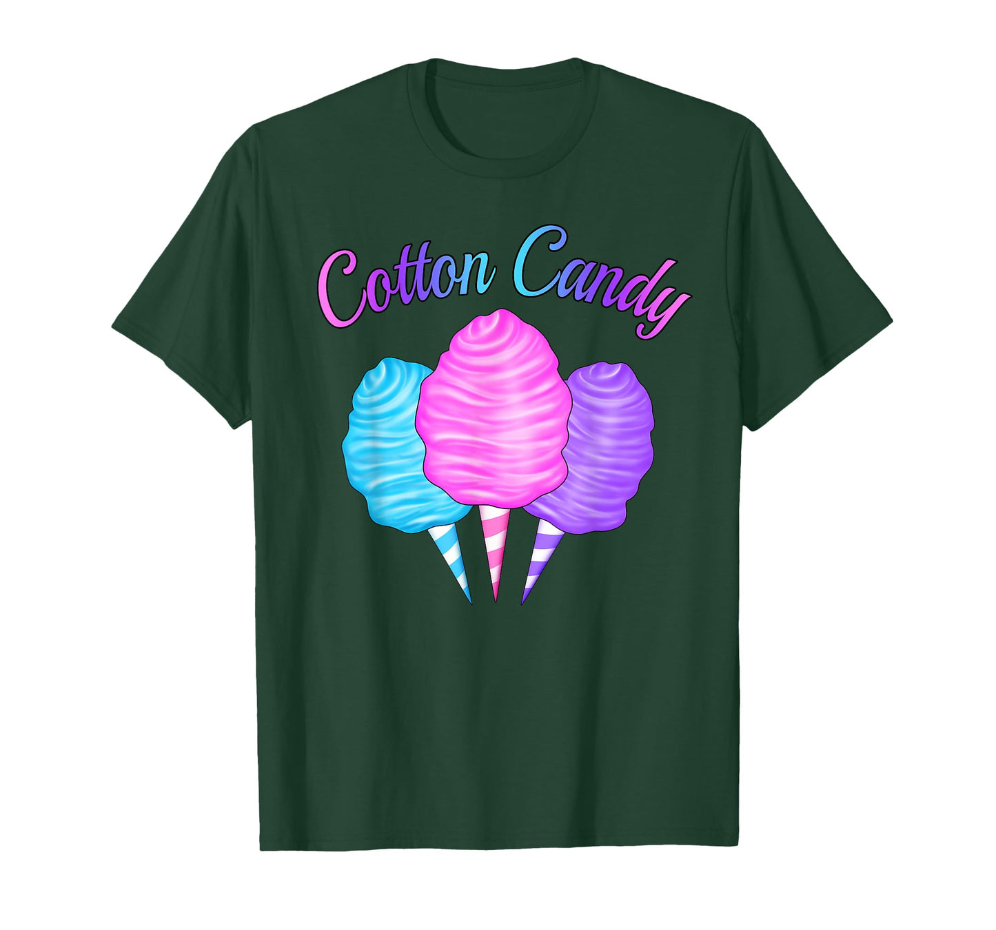 Candy Cone Pink Blue Purple Candy Costume Queen Girl T-Shirt