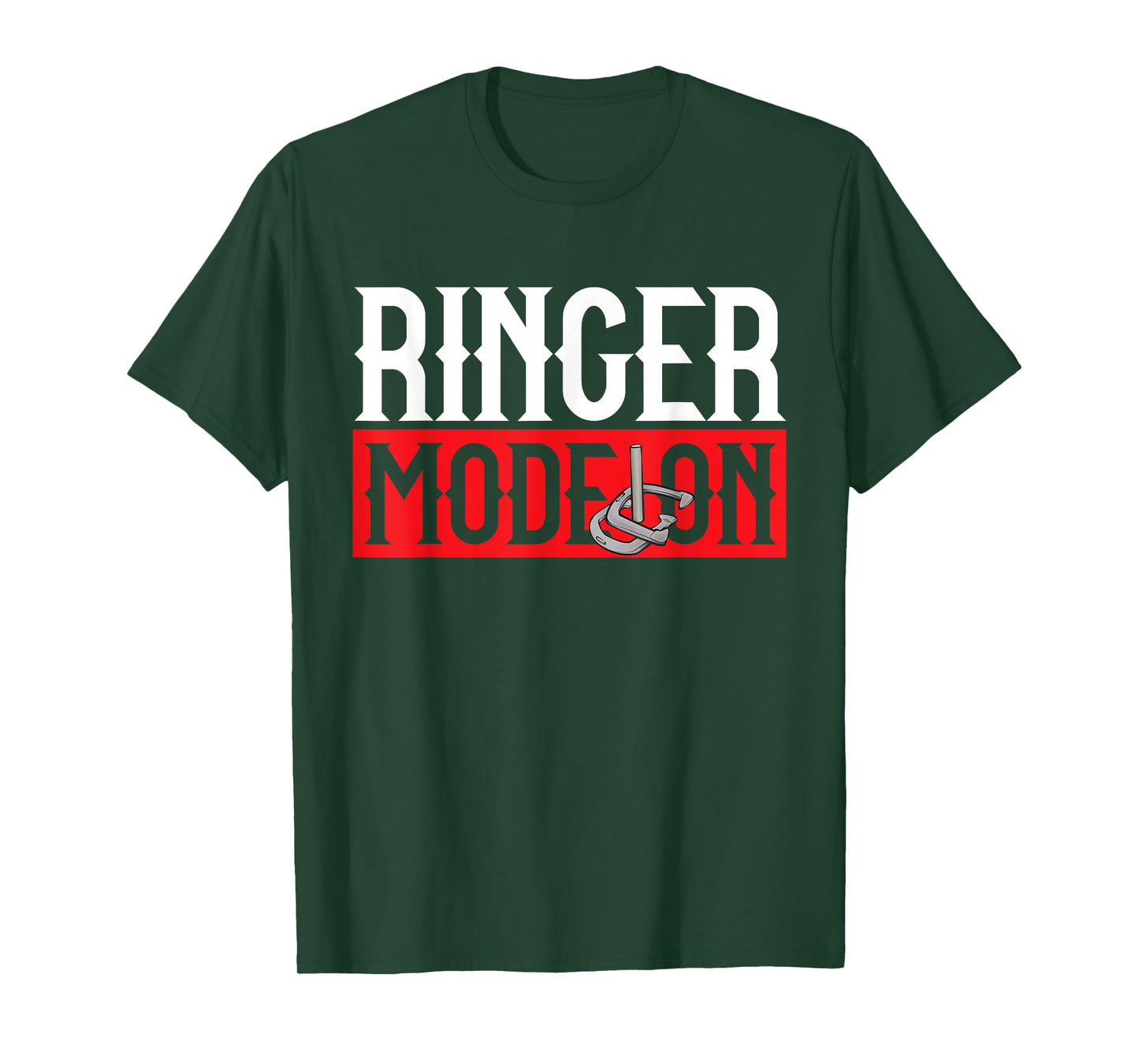 Horseshoes Game Ringer Mode On Horseshoe Pitching T-Shirt