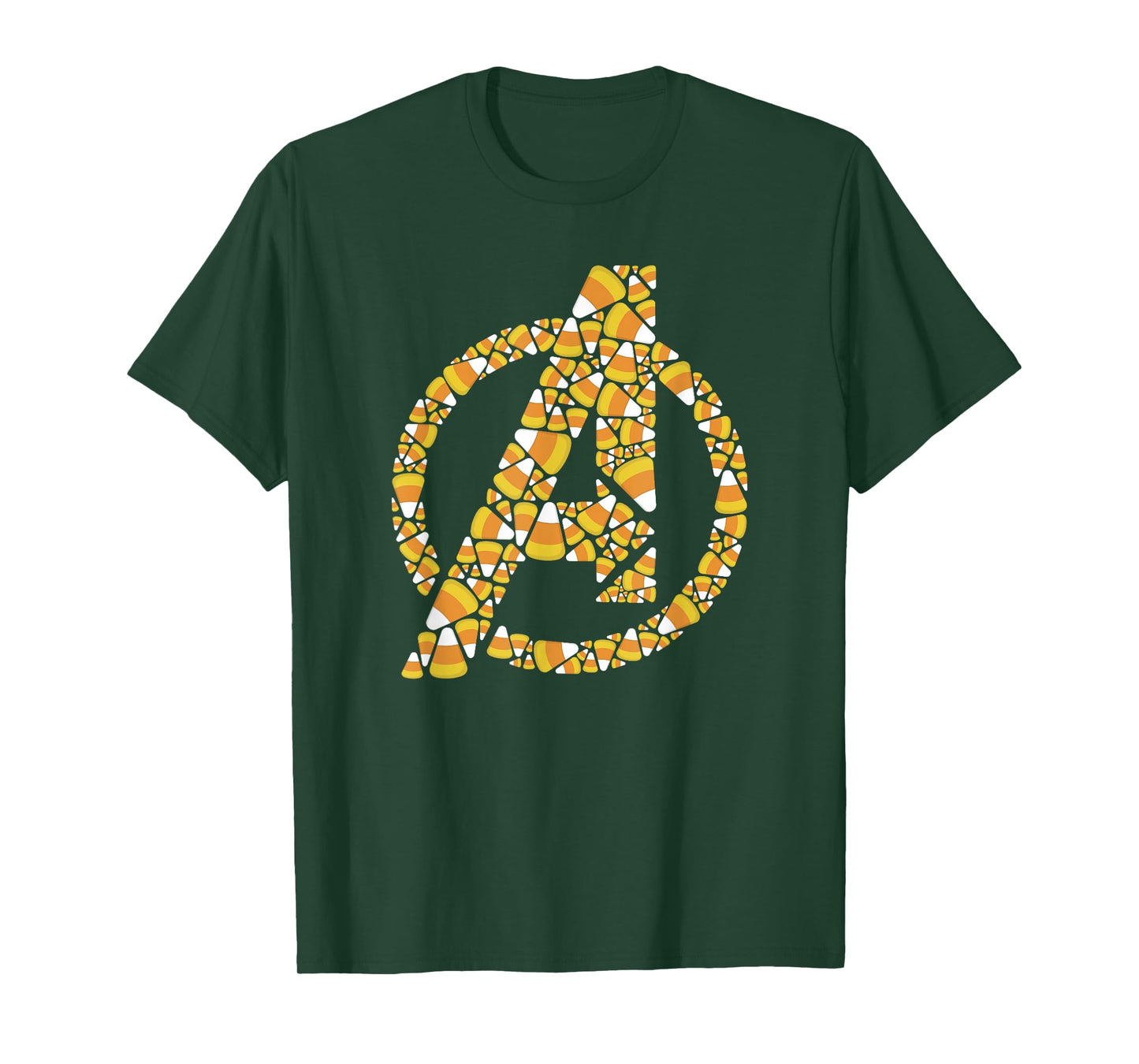 Marvel Halloween Avengers Logo Candy Corn Fill T-Shirt